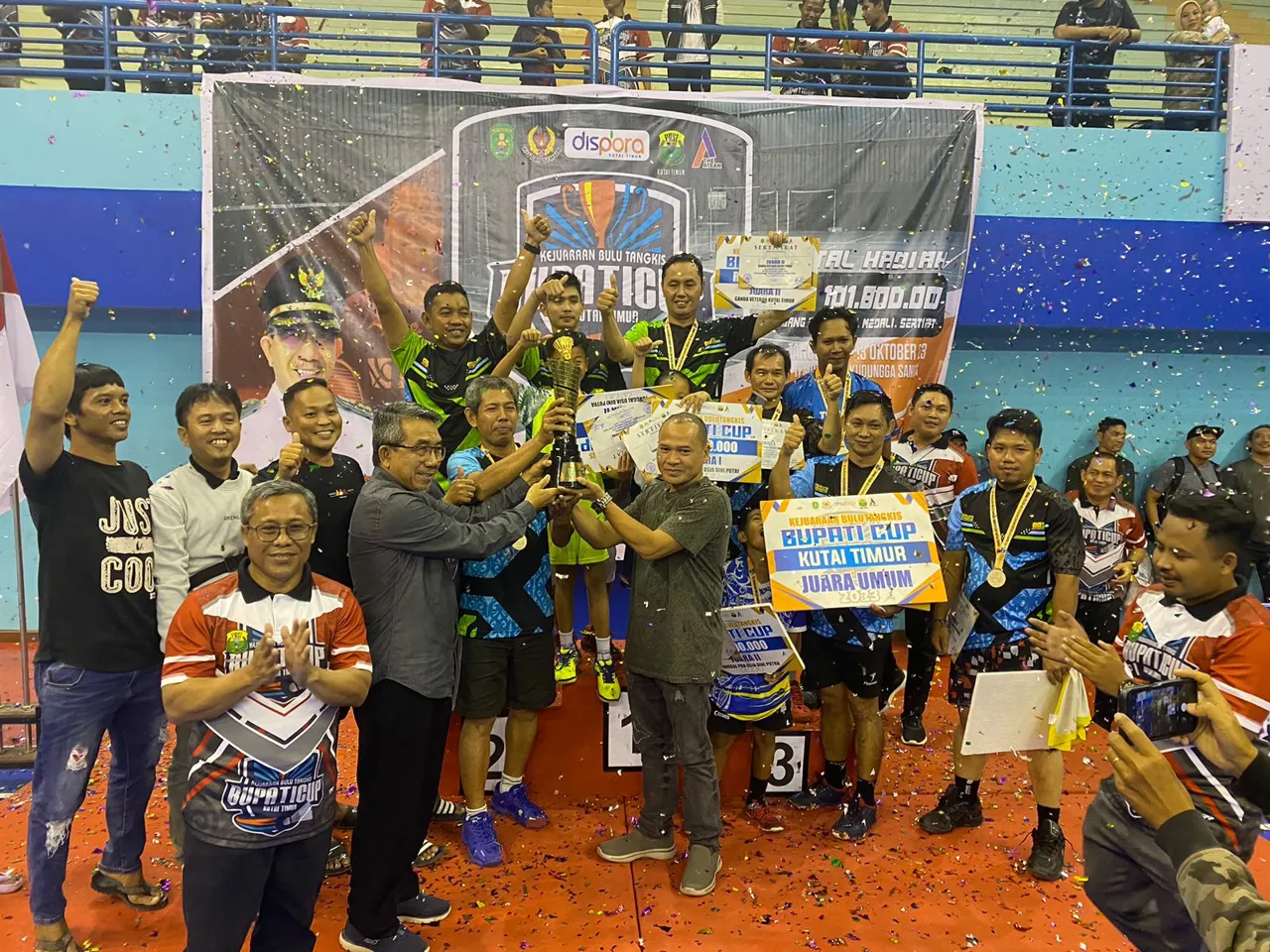 Kejuaraan Bulutangkis Bupati Cup 2023 Selesai, Juara Umum Disabet PB 99 Jari Jempol