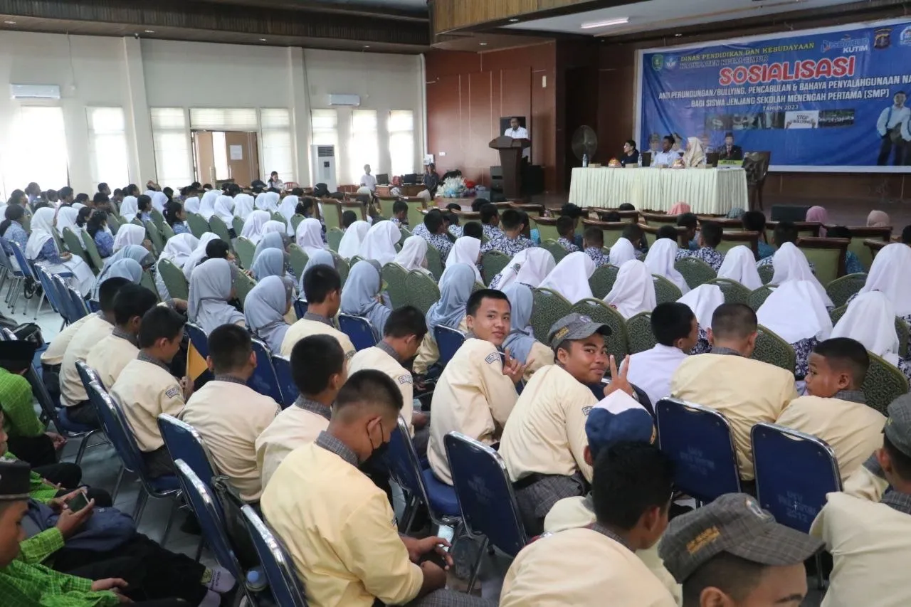 Cegah Perundungan dan Bahaya Narkoba, Disdikbud Gelar Sosialisasi Diikuti 350 Pelajar SMP
