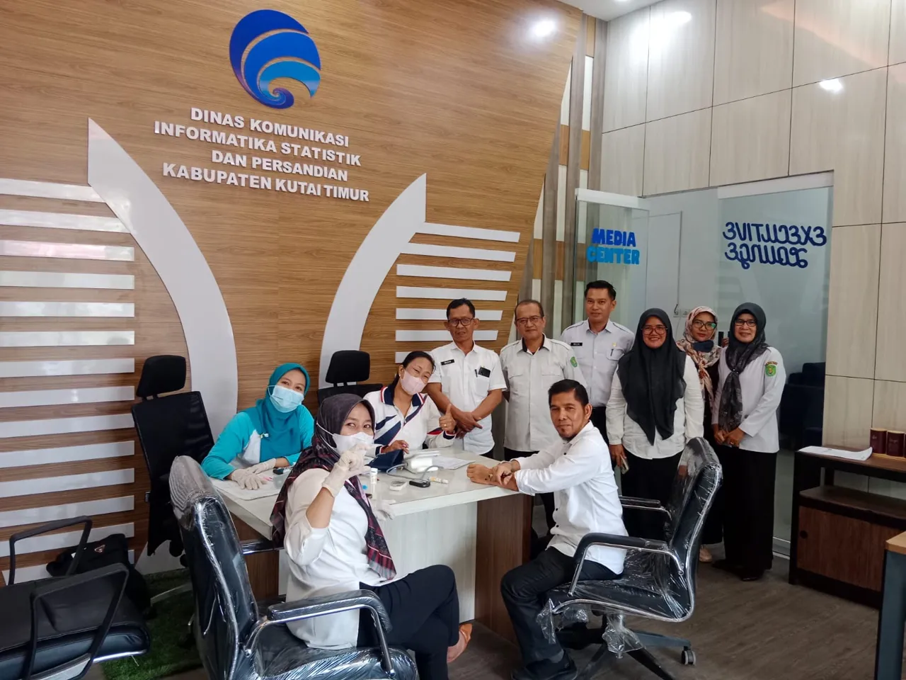 Untuk Temukan PTM Sejak Dini, Dinkes Kutim Lakukan Pemeriksaan ke Instansi-Instansi di Lingkup Pemkab Kutim