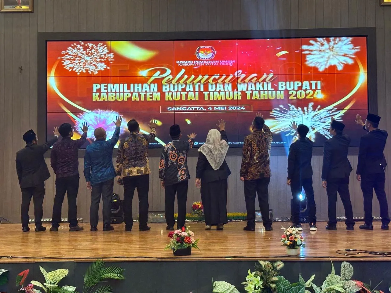 KPU Kutim Resmi Luncurkan Pemilihan Bupati dan Wabup Tahun 2024