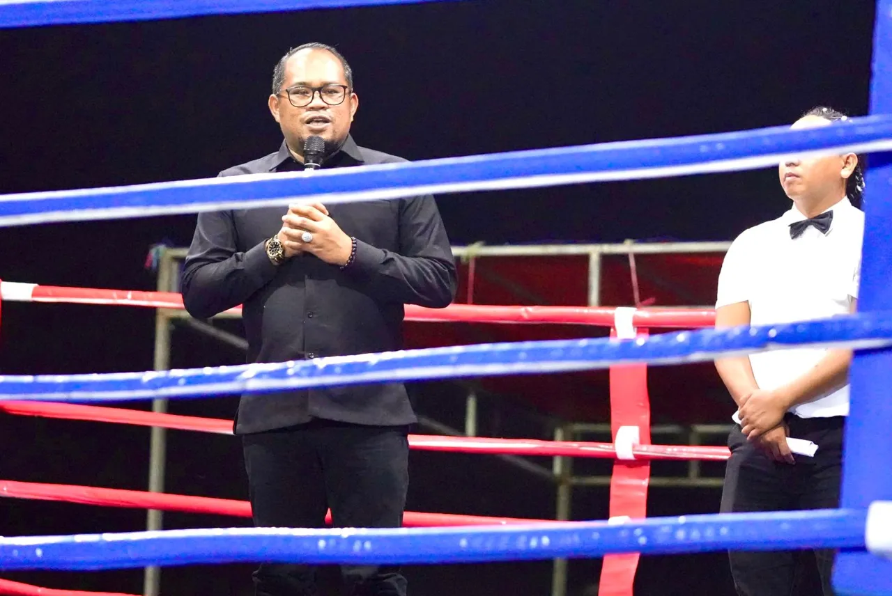 Buka Tinju Rakyat Season 5, Wabup Kasmidi Harap Lahirkan Bibit-bibit Petinju Handal Asli dari Kutim