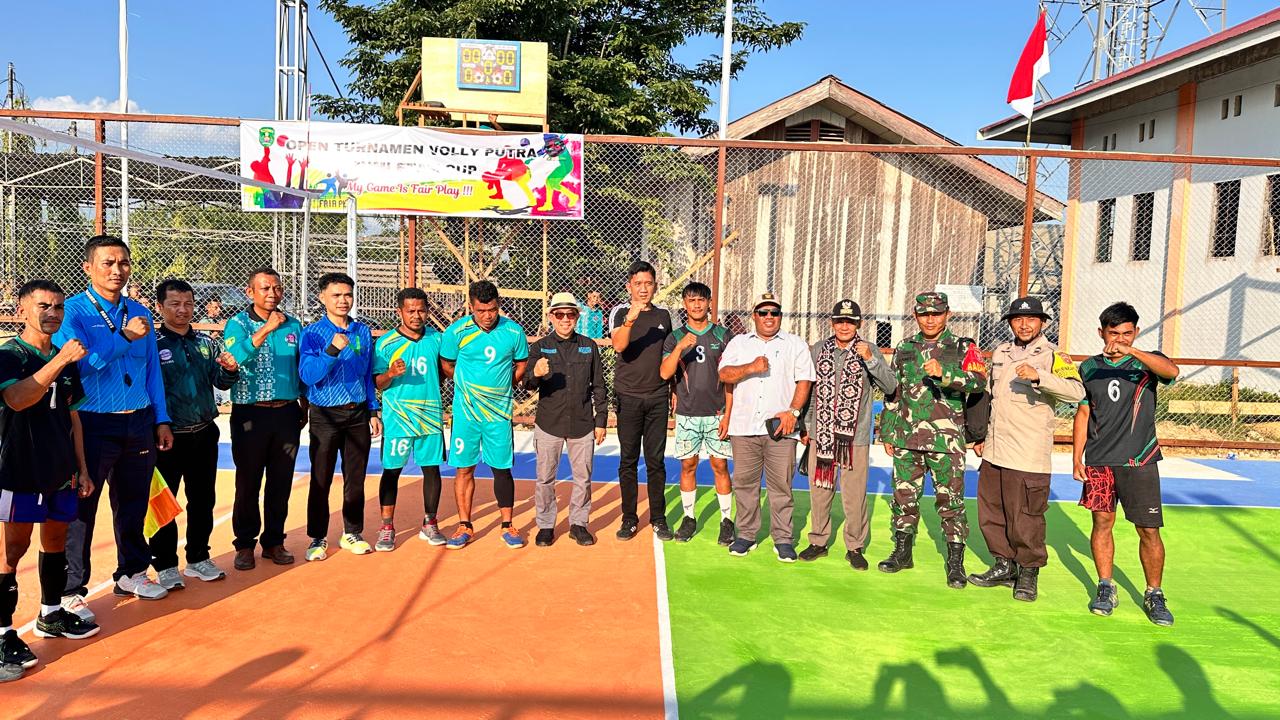 Semarakkan Hari Jadi ke 23 Desa Bumi Etam,  Digelar Open Turamen Bola Voli Putra  Bumi Etam Cup Tahun 2024