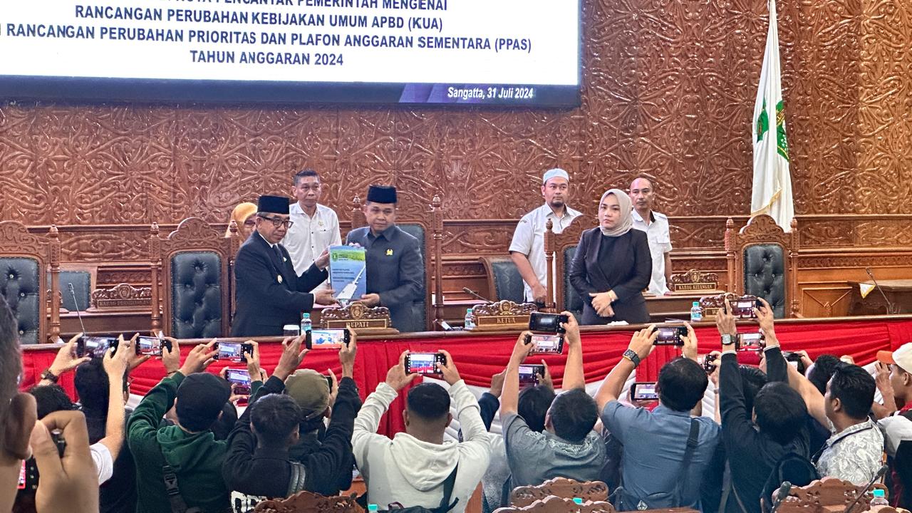 Bupati Ardiansyah Sulaiman Bacakan Nota Pengantar mengenai Rancangan Perubahan KUA PPAS APBD 2024