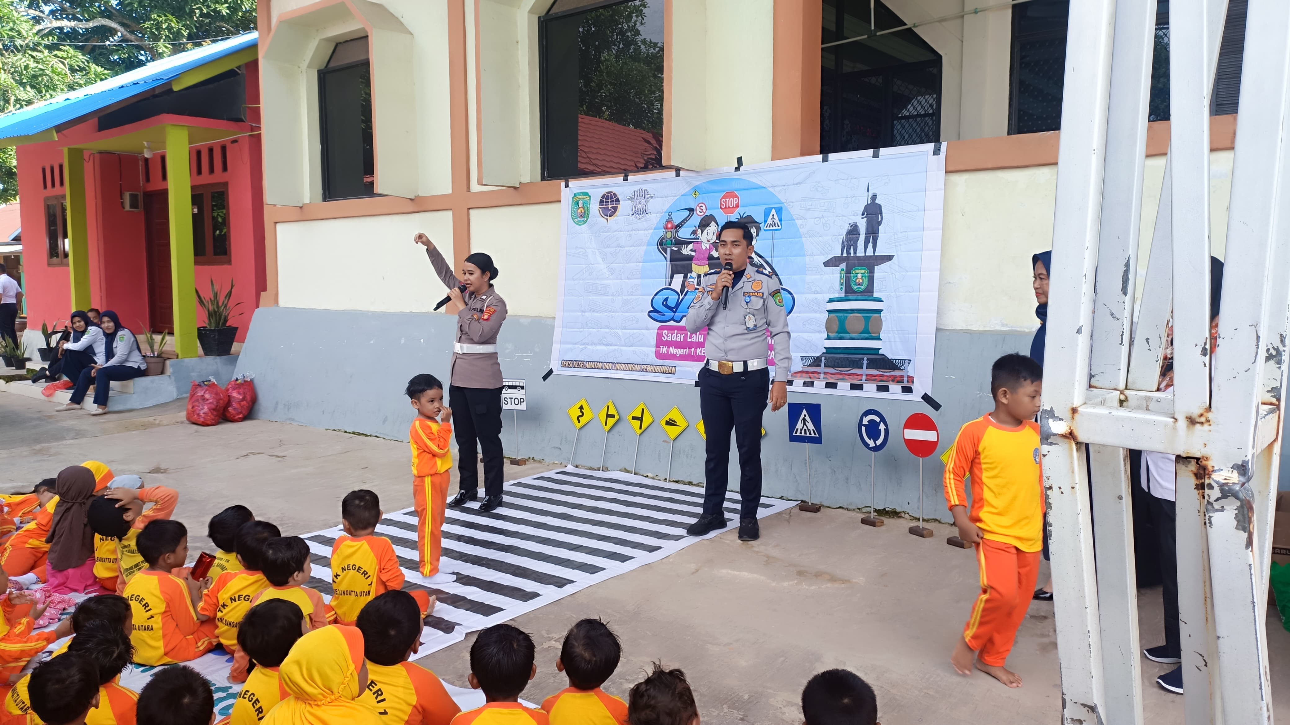 Dishub Kutim Gelar Program  SALUD ke TK Negeri 1 Sangatta Utara