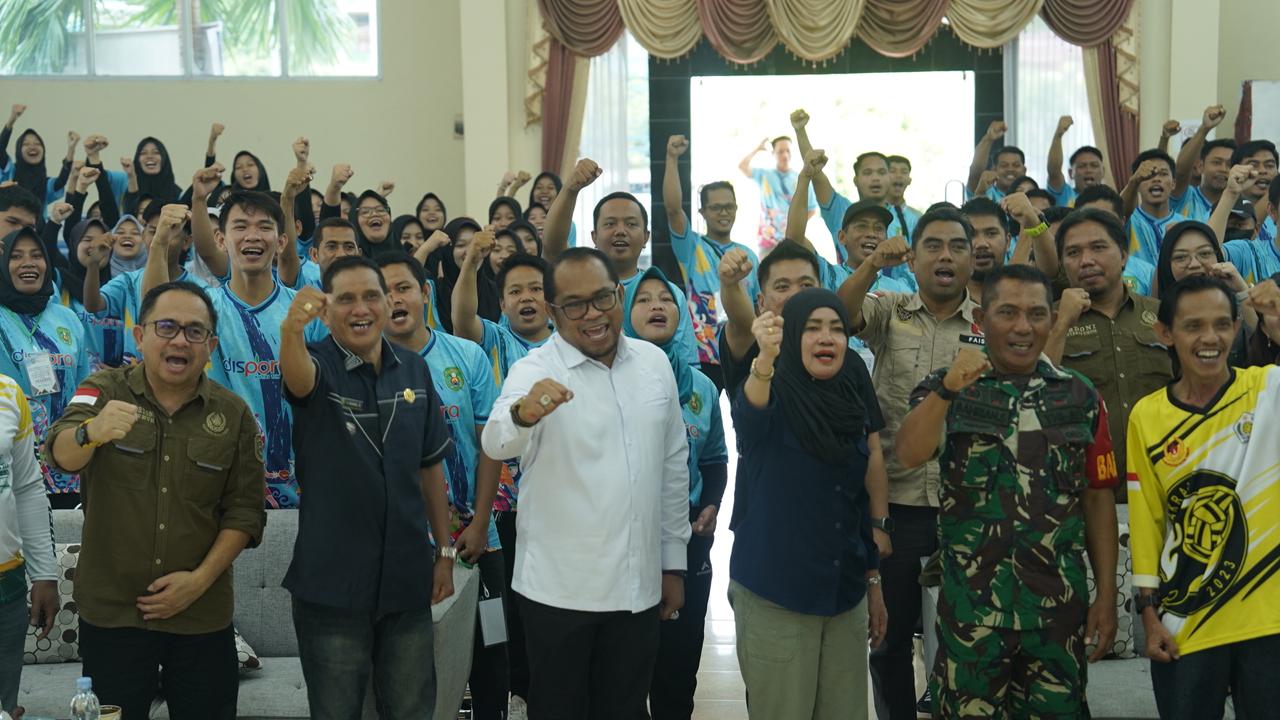 Pemkab Kutim Komitmen Majukan Olahraga di Kutim, Wabup Kasmidi : Tiga Program Telah Disiapkan