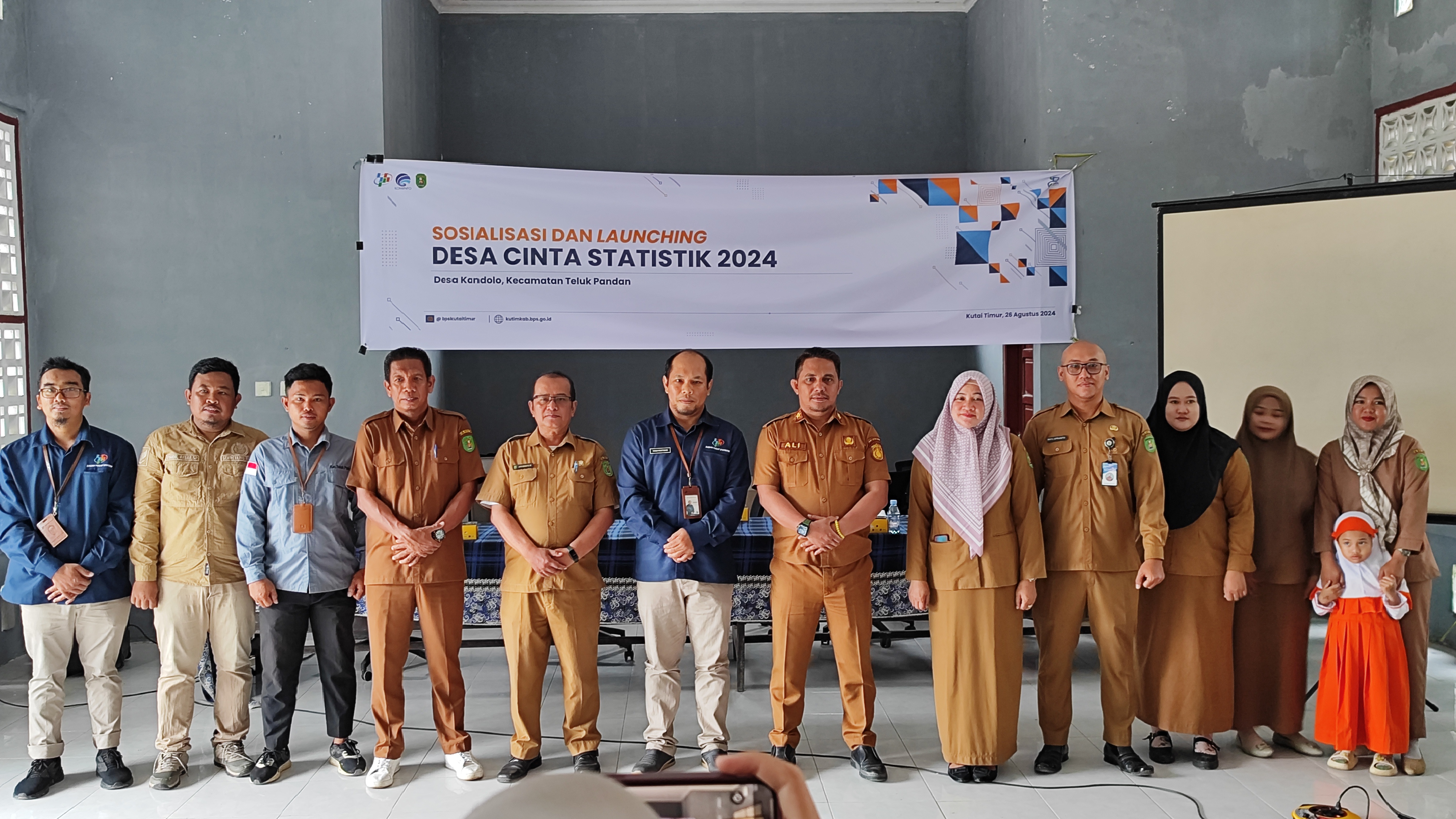  BPS Kutim Tetapkan Desa Kandolo  Sebagai Desa Cantik