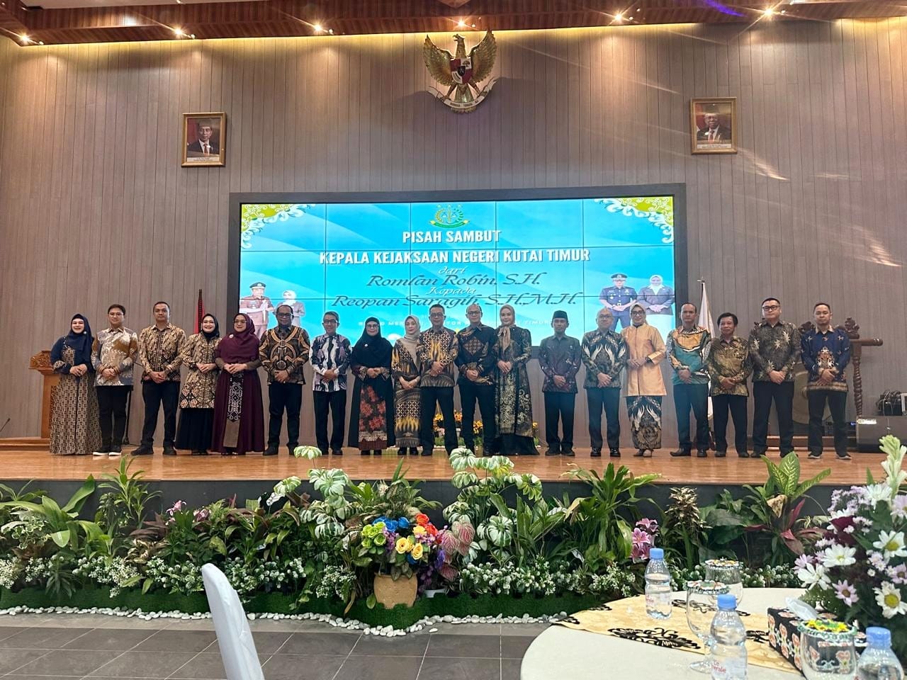 Pemkab Kutim Gelar Pisah Sambut Kajari Kutim, Reopan Saragih Gantikan Romlan Robin