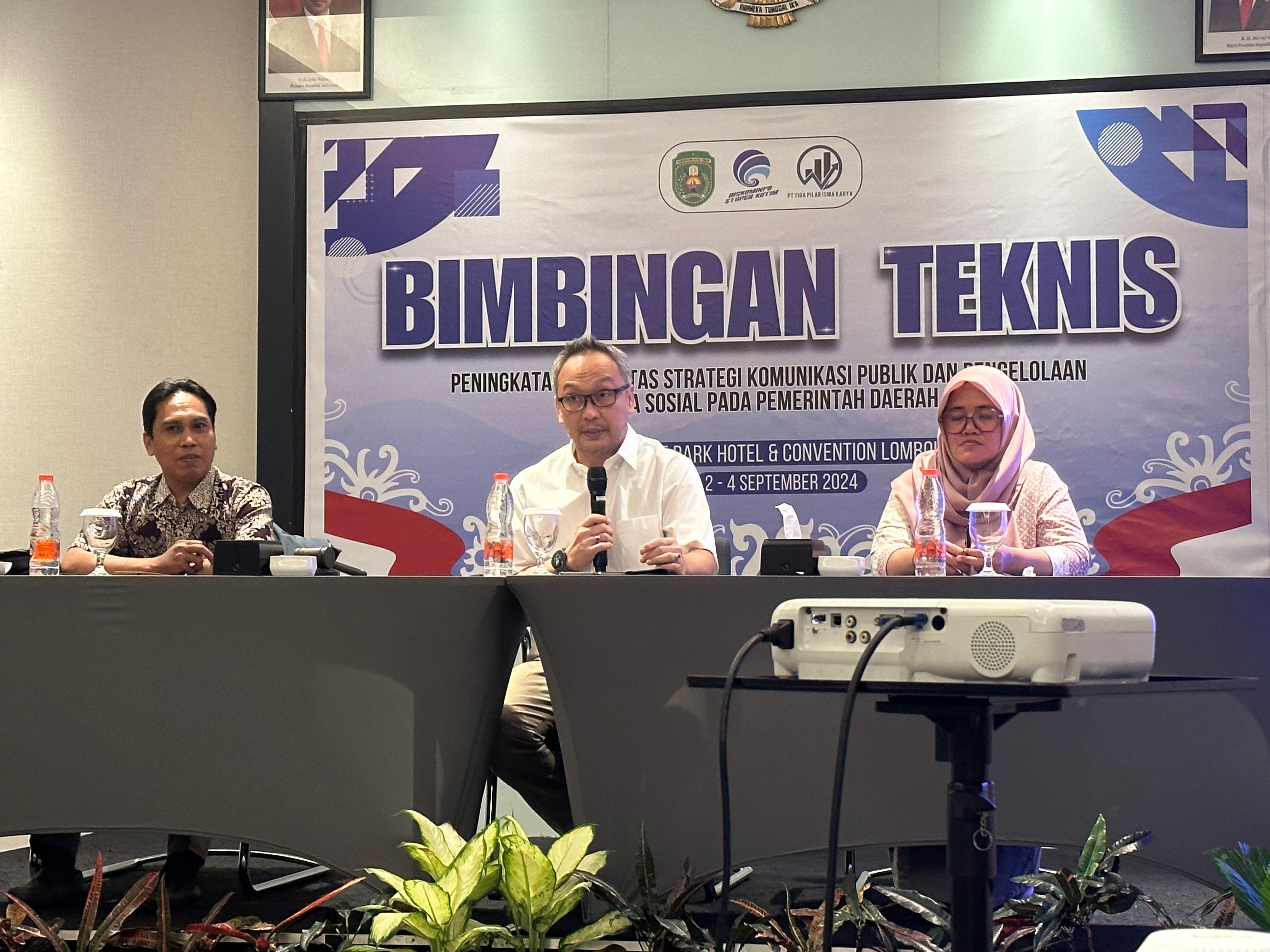 Peningkatan SDM di Bidang Komunikasi dan Informasi Diharapkan Ronny Kadis Kominfo Kutim dapat Ditingkatkan Lagi