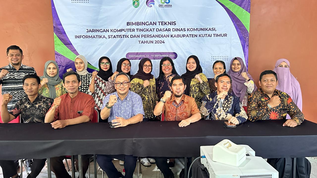 Perkuat Kapasitas dan Kualitas SDM di Bidang Infrastruktur TIK Diskominfo Kutim Bekali Staf  Terkait Jaringan Komputer Dasar