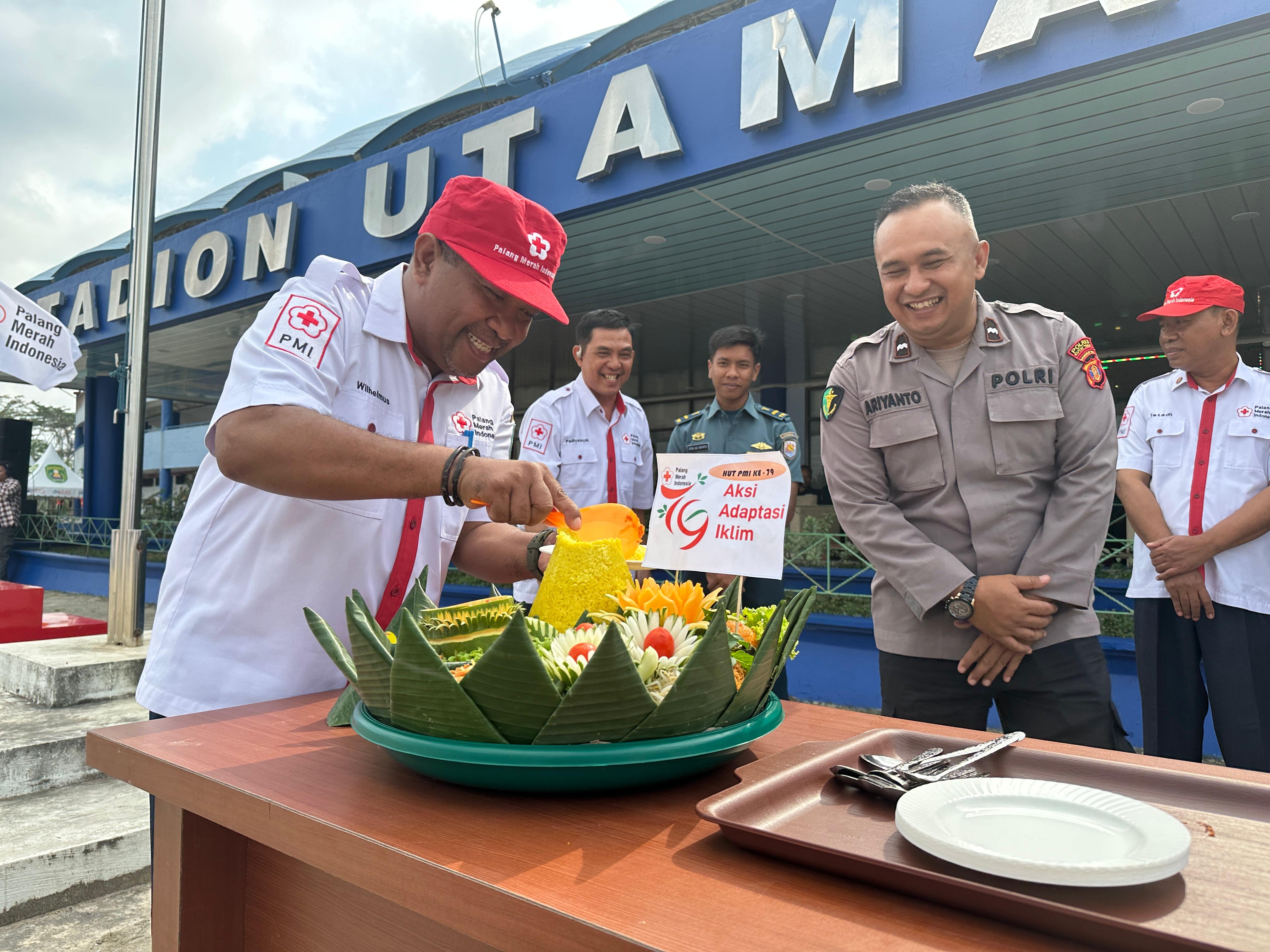 Di HUT ke 79 PMI Kegiatan Difokuskan pada aksi untuk Adaptasi Perubahan Iklim dan Menjaga Kelestarian Lingkungan