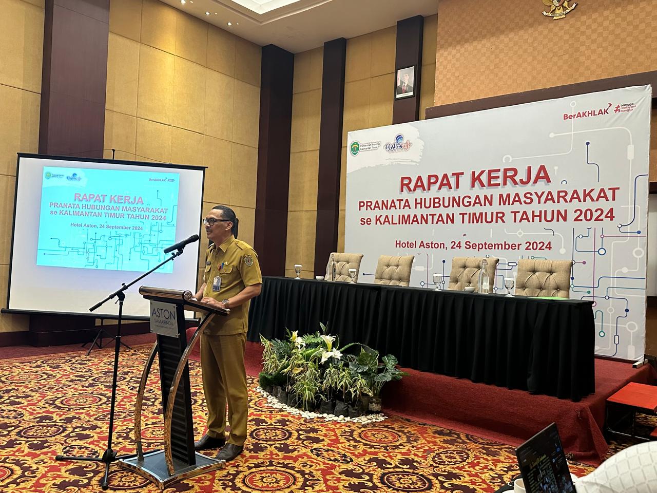 Di Raker Pranata Humas se Kaltim Kepala Diskominfo Kaltim Ingatkan Jurnalistik Bagian Penting Bahkan Rohnya Pranata Humas