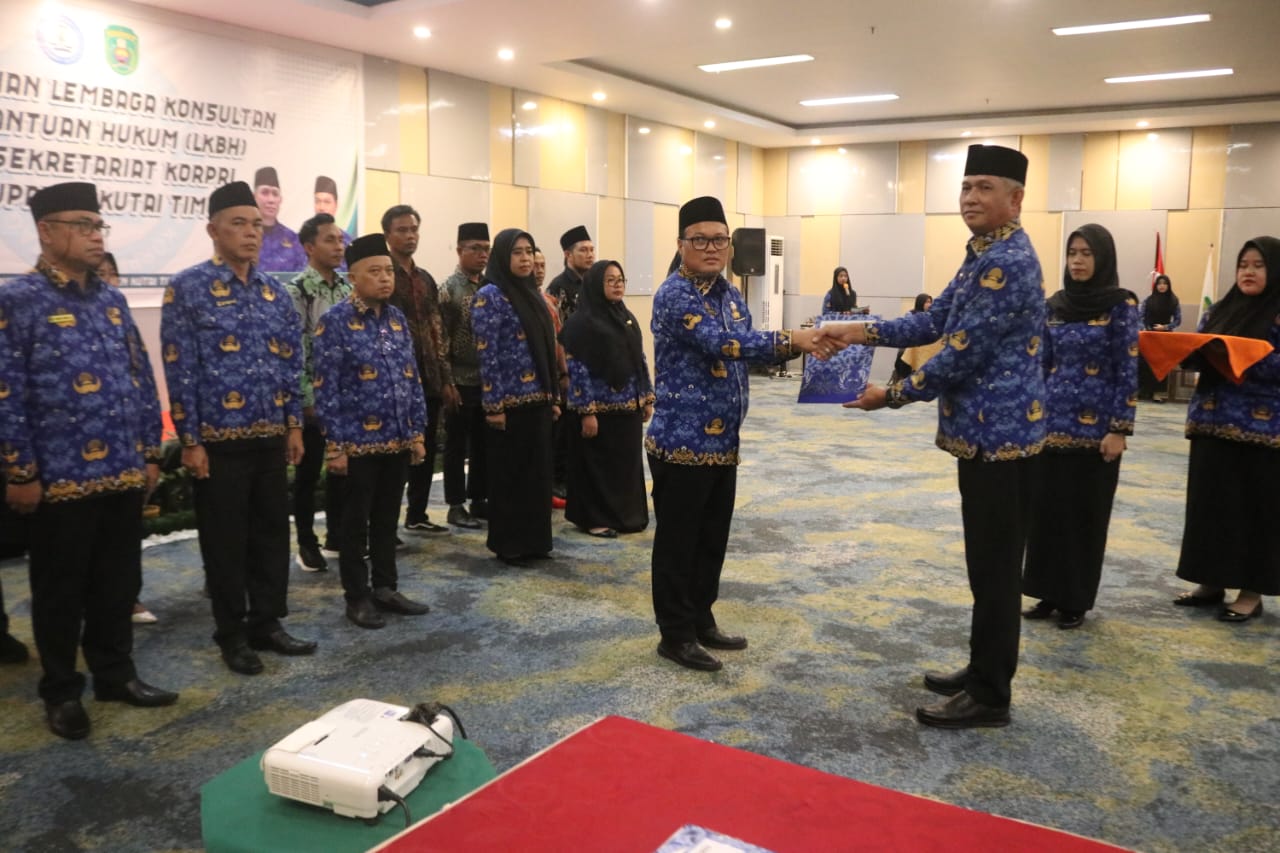 LKBH dan Sekretariat Korpri Kutim Resmi Dikukuhkan, Langkah Awal Pihaknya Segera Koordinasi antar Bidang di LKBH Kopri
