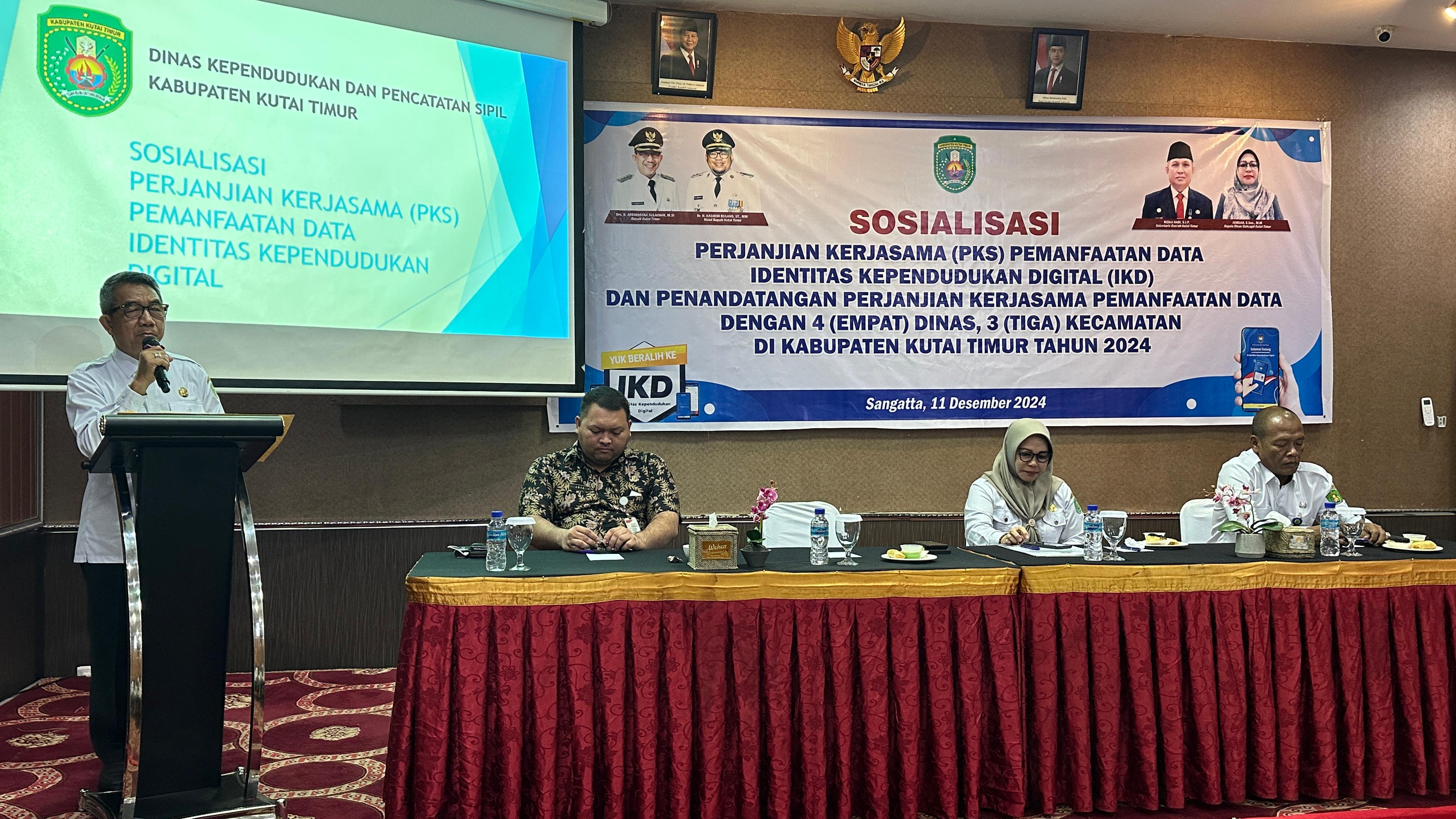 Bupati Ardiansyah: Pentingnya Singkronisasi Dtta  Kependudukan, Untuk Pastikan Masyarakat Mendapatkan Layanan Publik Optimal