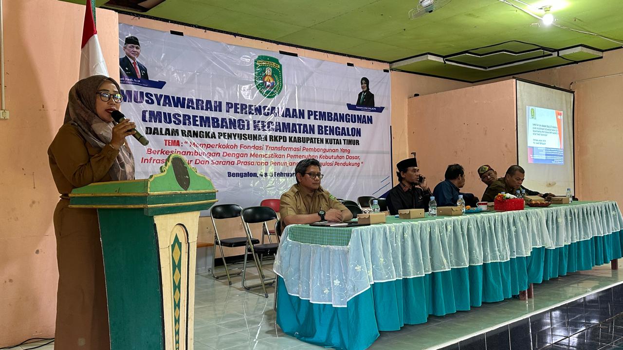 Peningkatan Infrastruktur Dasar Jadi Topik Hangat pada Musrenbang di Kecamatan Bengalon