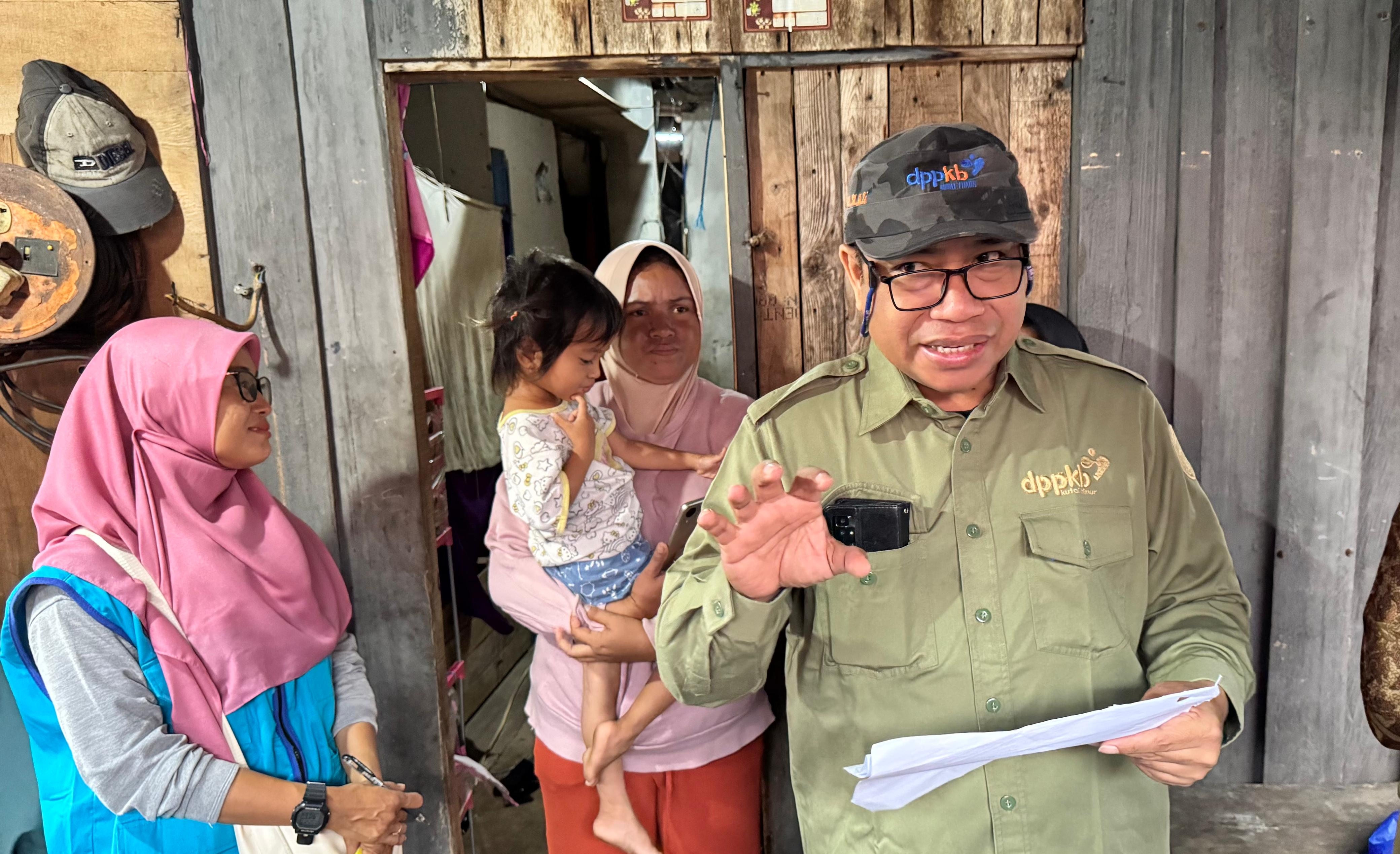 Sebanyak 3.870 Keluarga Beresiko Stunting di Sangatta Utara, TPPS Kutim Turun Langsung ke Lokasi Pastikan Angka Tersebut