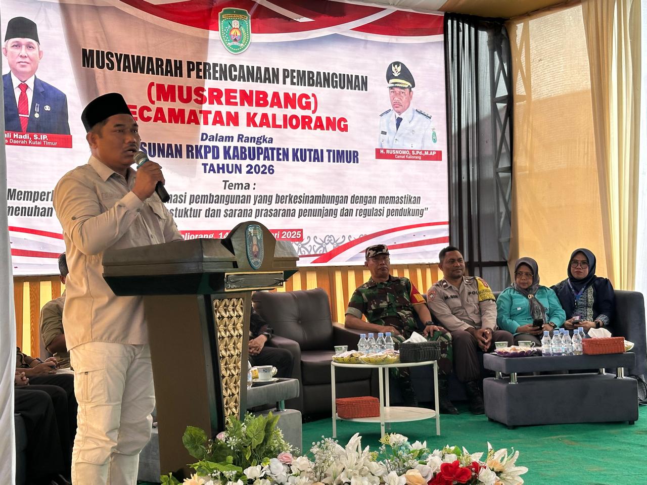Infrastruktur, Air Bersih,  Padi Sawah Hingga Pisang Grecek Mengemuka pada Musrenbangcam Kaliorang