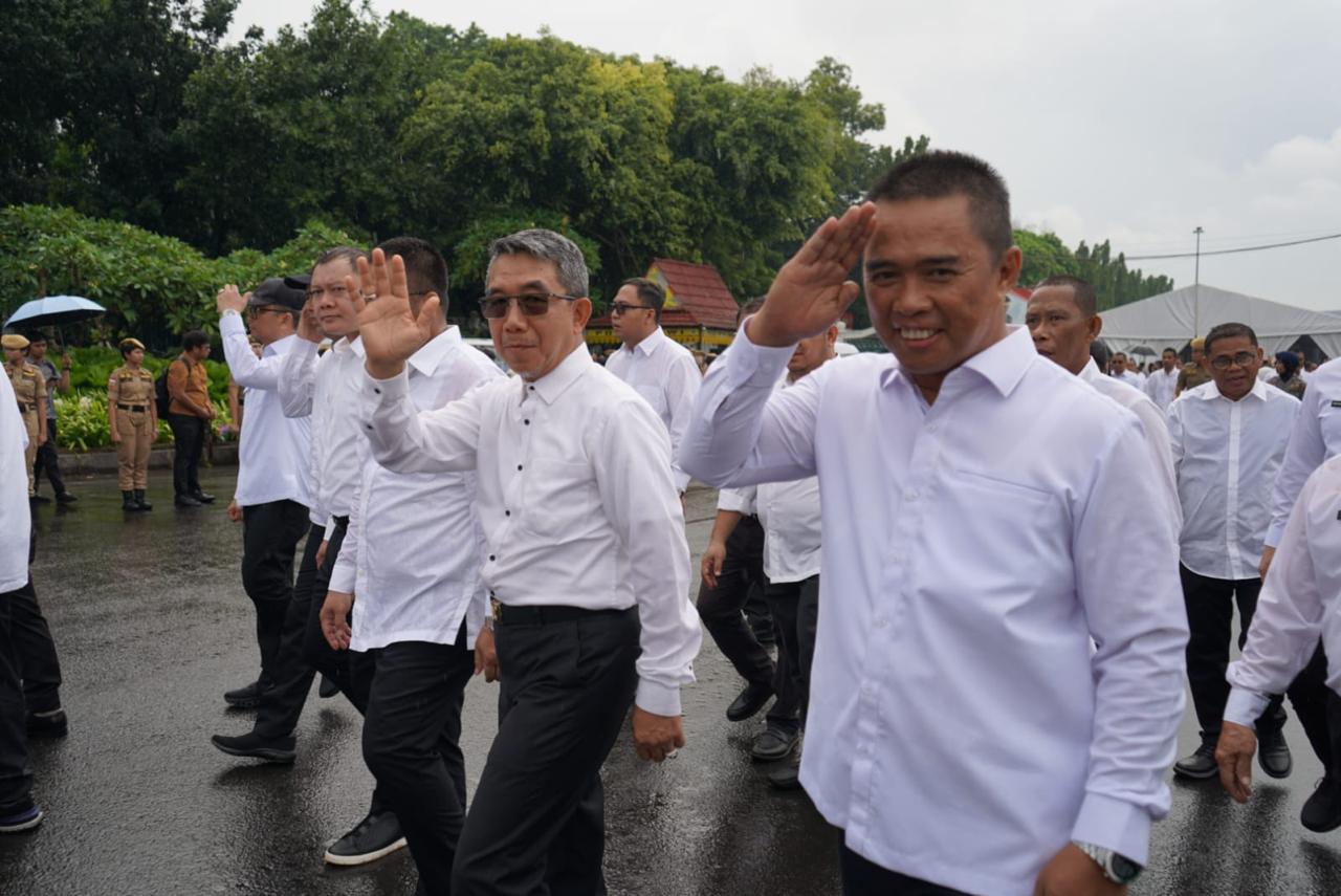 Pelantikan Kepala Daerah Terpilih Esok, Ardiansyah Sulaiman dan Mahyunadi Antusias Ikuti Prosesi Geladi Bersih