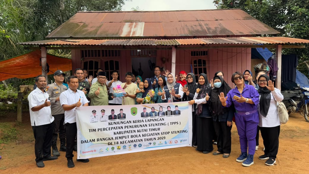 Untuk Cegah Stunting, TP PKK Kutim  Turut Serta dalam Kunjungan Kerja TPPS ke Kecamatan Rantau Pulung dan Batu Ampar