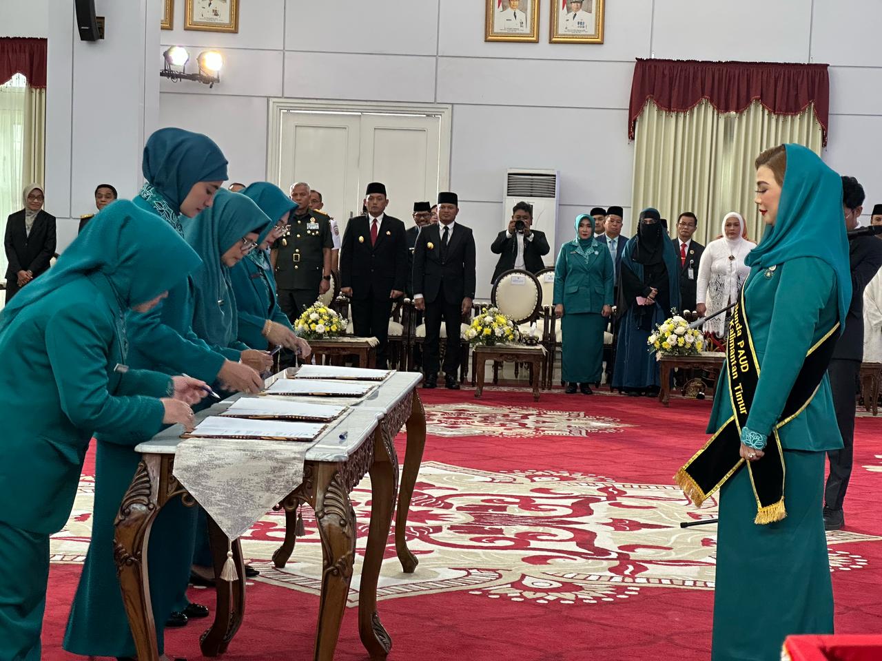 TP PKK, TP Posyandu, Dekranasda dan Bunda PAUD se-Kaltim Resmi Dilantik