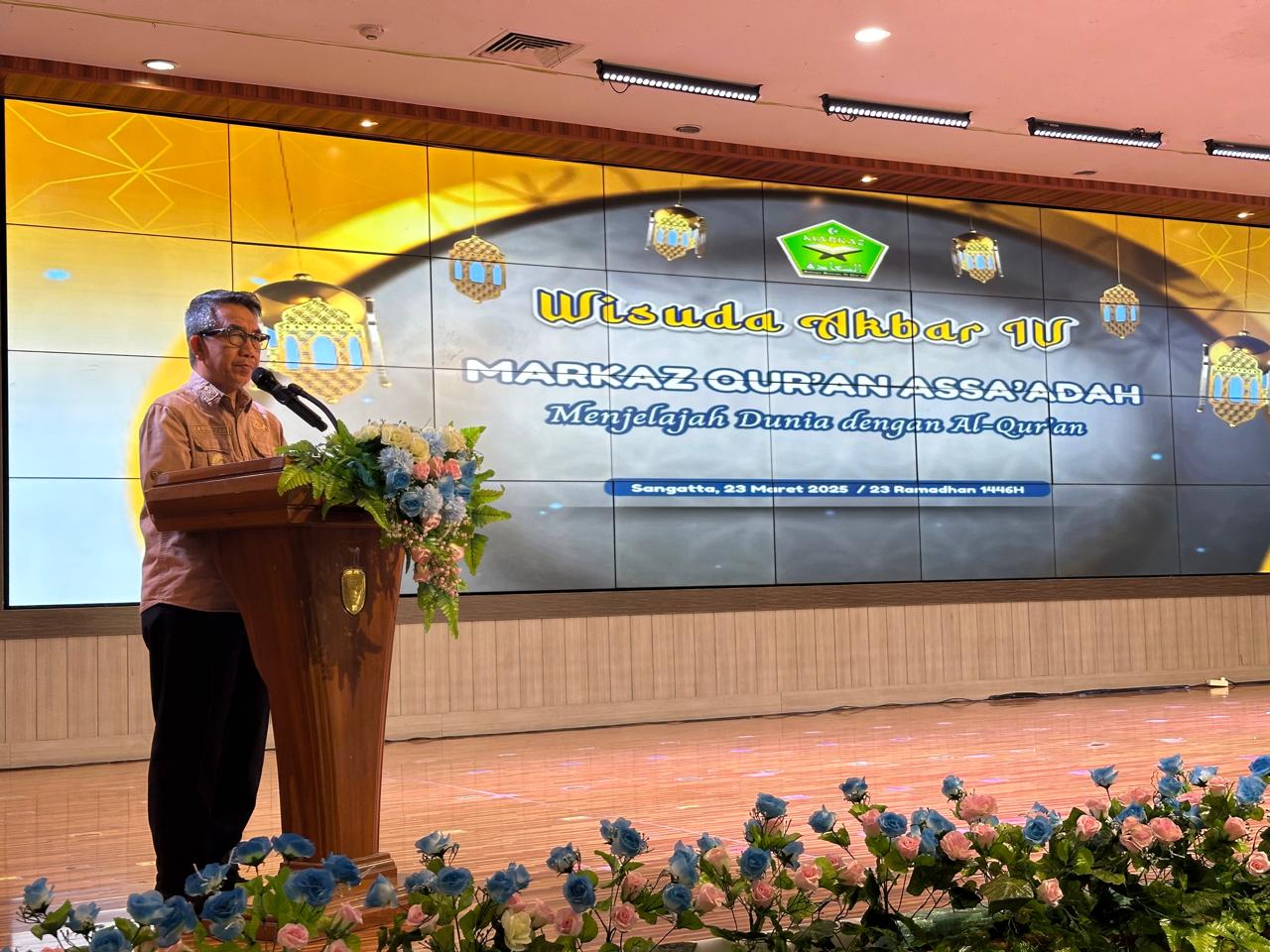 Hadiri Wisuda Akbar IV Markaz Qur’an Assa’adah, Bupati Kutim Umrohkan Santri Usia 7 Tahun Hafal 30 Juz