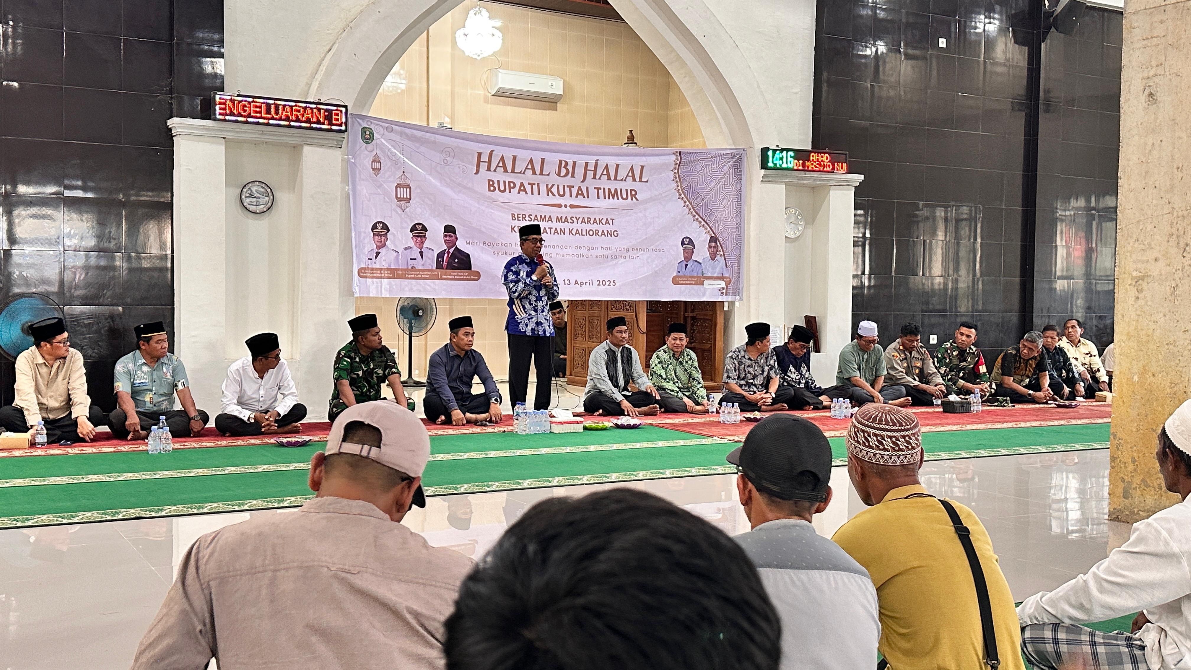 Safari Syawal Pemkab Kutim di Kaliorang, Bupati Ardiansyah: PR Pembangunan secara Perlahan Dikerjakan