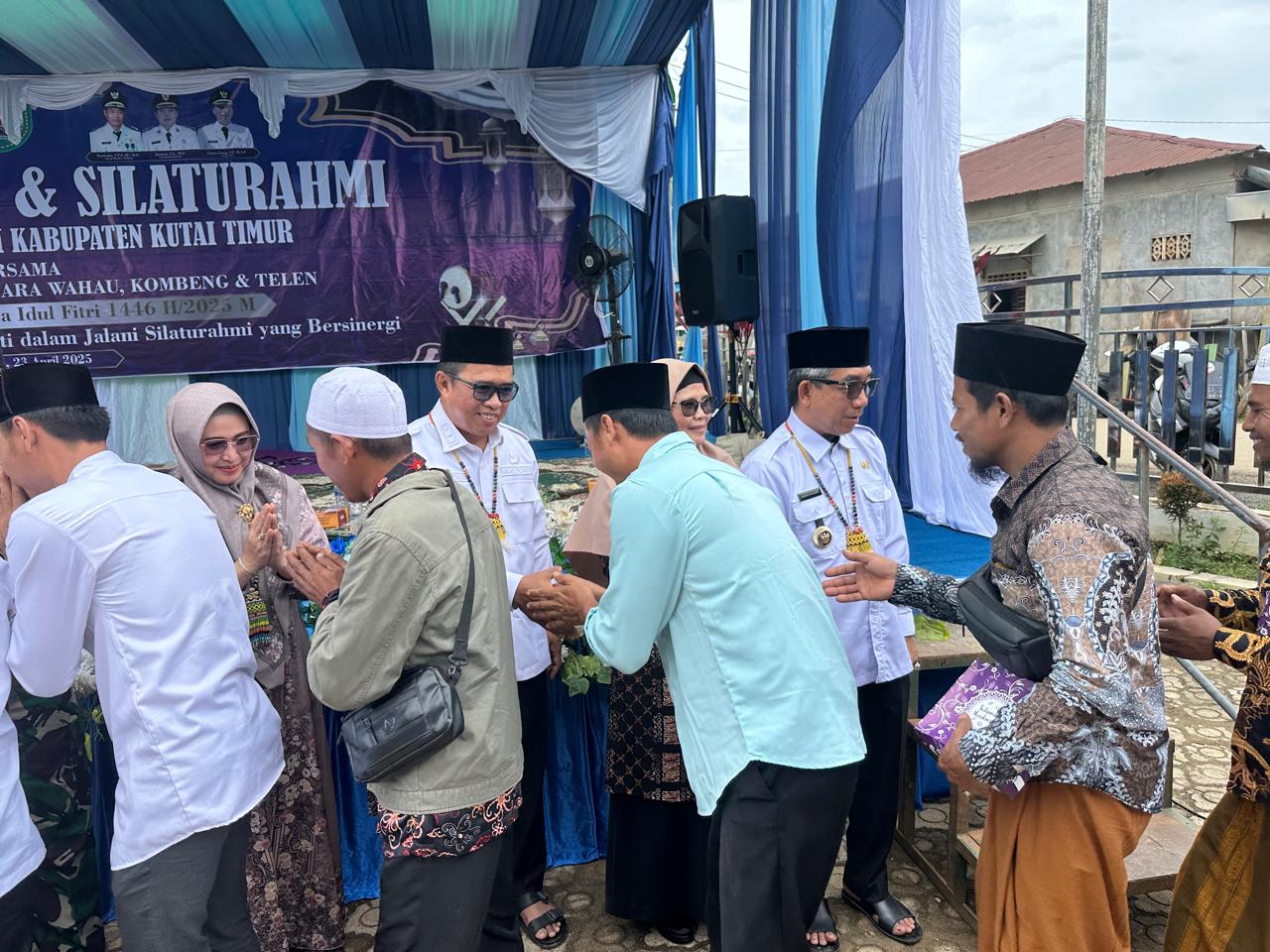 Halal Bihalal di Muara Wahau Bupati Ardiansyah Tegaskan Komitmen Majukan Kutim