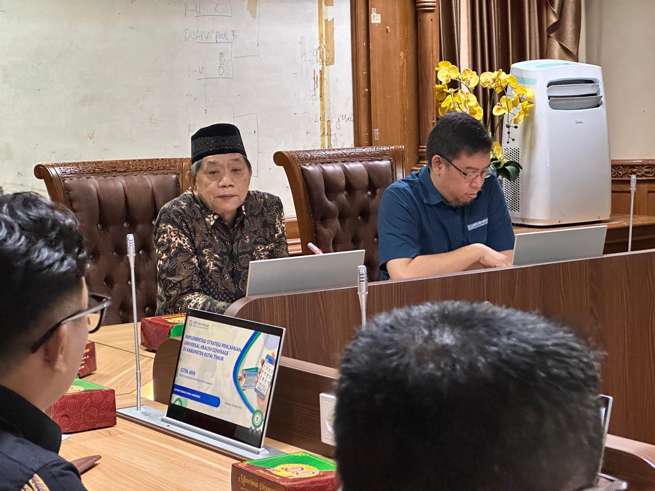 Untuk Evaluasi Kepesertaan dan Pelayanan, Pemkab Kutim dan BPJS Kesehatan Gelar Rapat Forum Komunikasi Terkait Implementasi Stragei Pencapaian UHC
