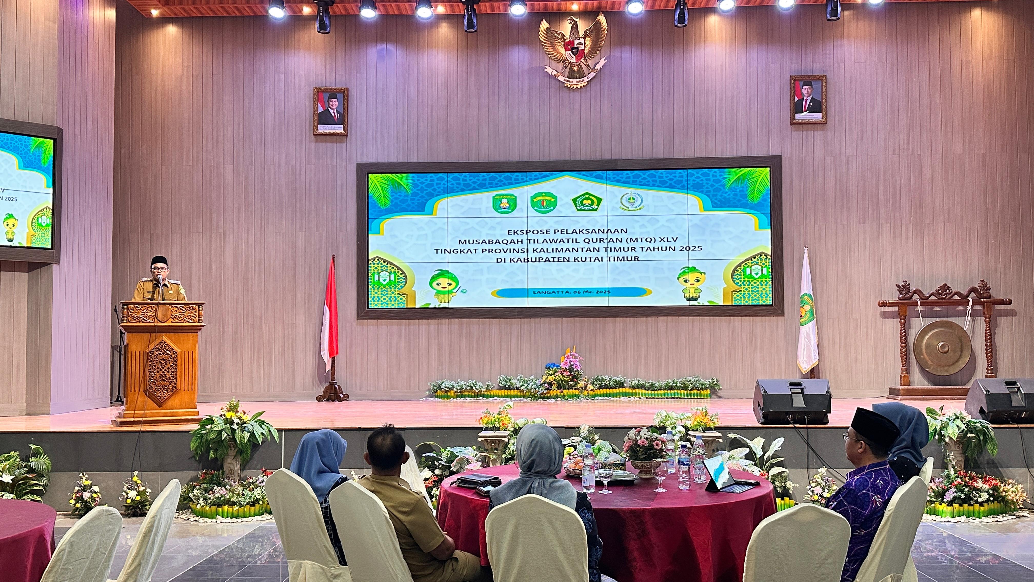 LPTQ Kaltim Gelar Ekspose MTQ ke 45. Wabup Mahyunadi : Momentum Meningkatkan Kualitas Pelaksanaan MTQ 