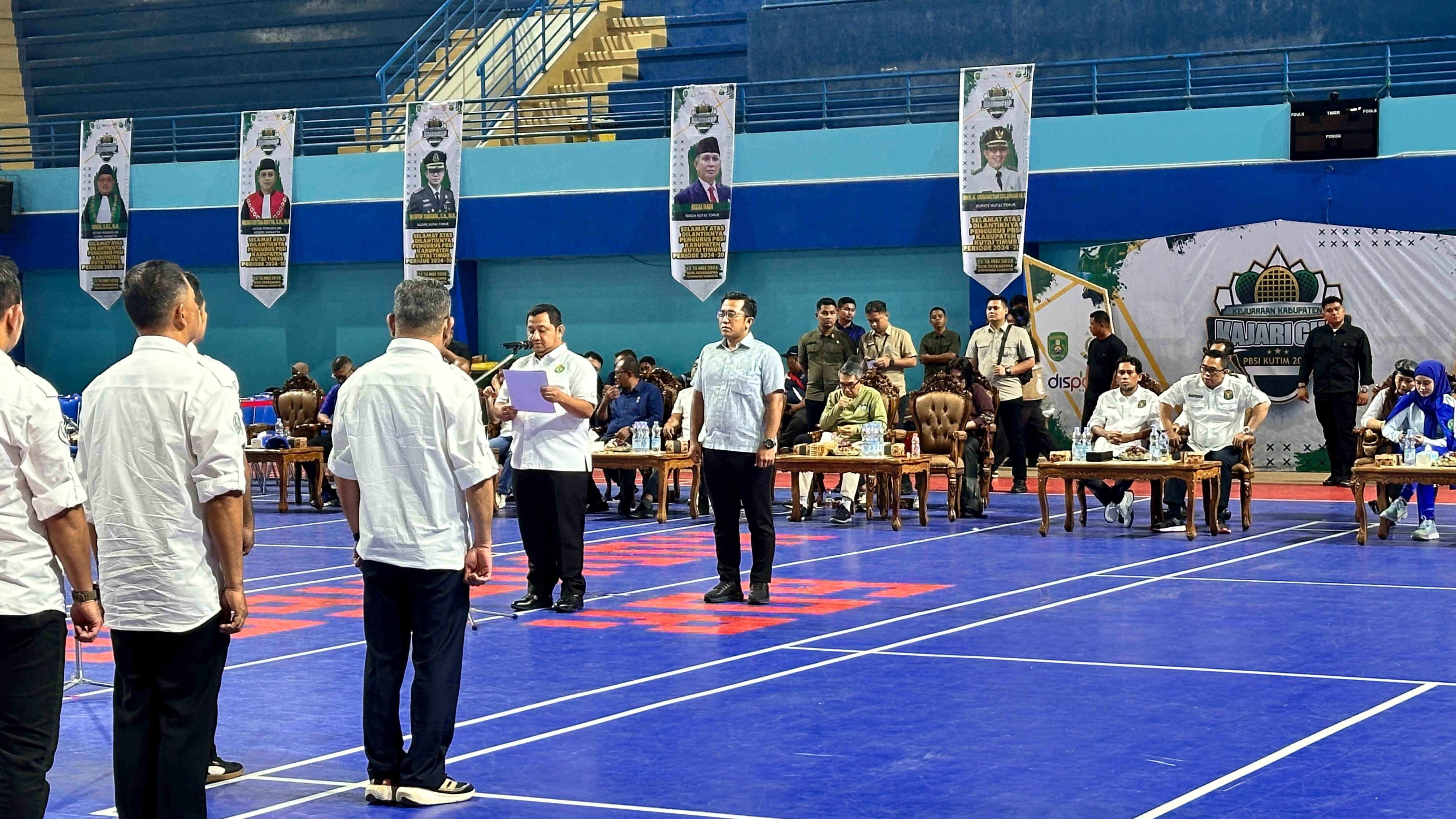 Pengurus PBSI Kutim Masa Bakti 2024-2028 Dilantik, Bupati Ardiansyah Pesan Tingkatkan Kualitas dan Prestasi Atlet