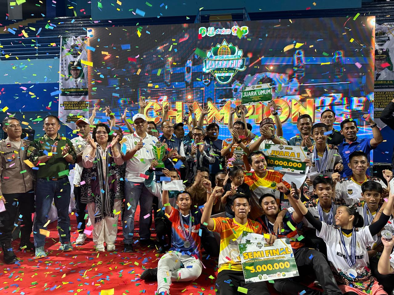 Final Kajari Cup PBSI Kutim 2025 Berlangsung dengan Sengit, Bupati Ardiansyah: Ajang Try Out Songsong Porprov Selanjutnya