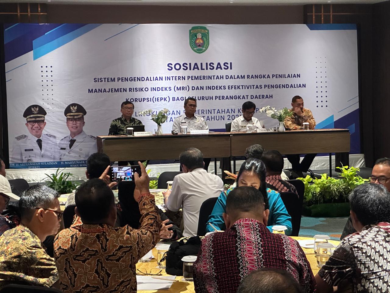 Buka Sosialisasi SPIP Penilaian MRI dan IEPK, Wabup Mahyunadi: Upaya Mengelola Anggaran dengan Baik dan Benar