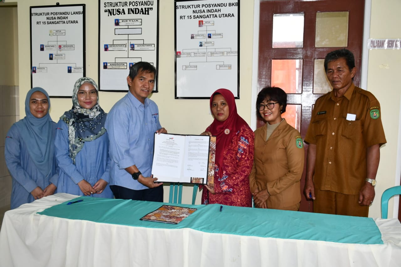 Tingkatkan Minat Baca Anak Usia Dini,  Posyandu Nusa Indah Miliki Taman Baca. Bantuan PT KPC