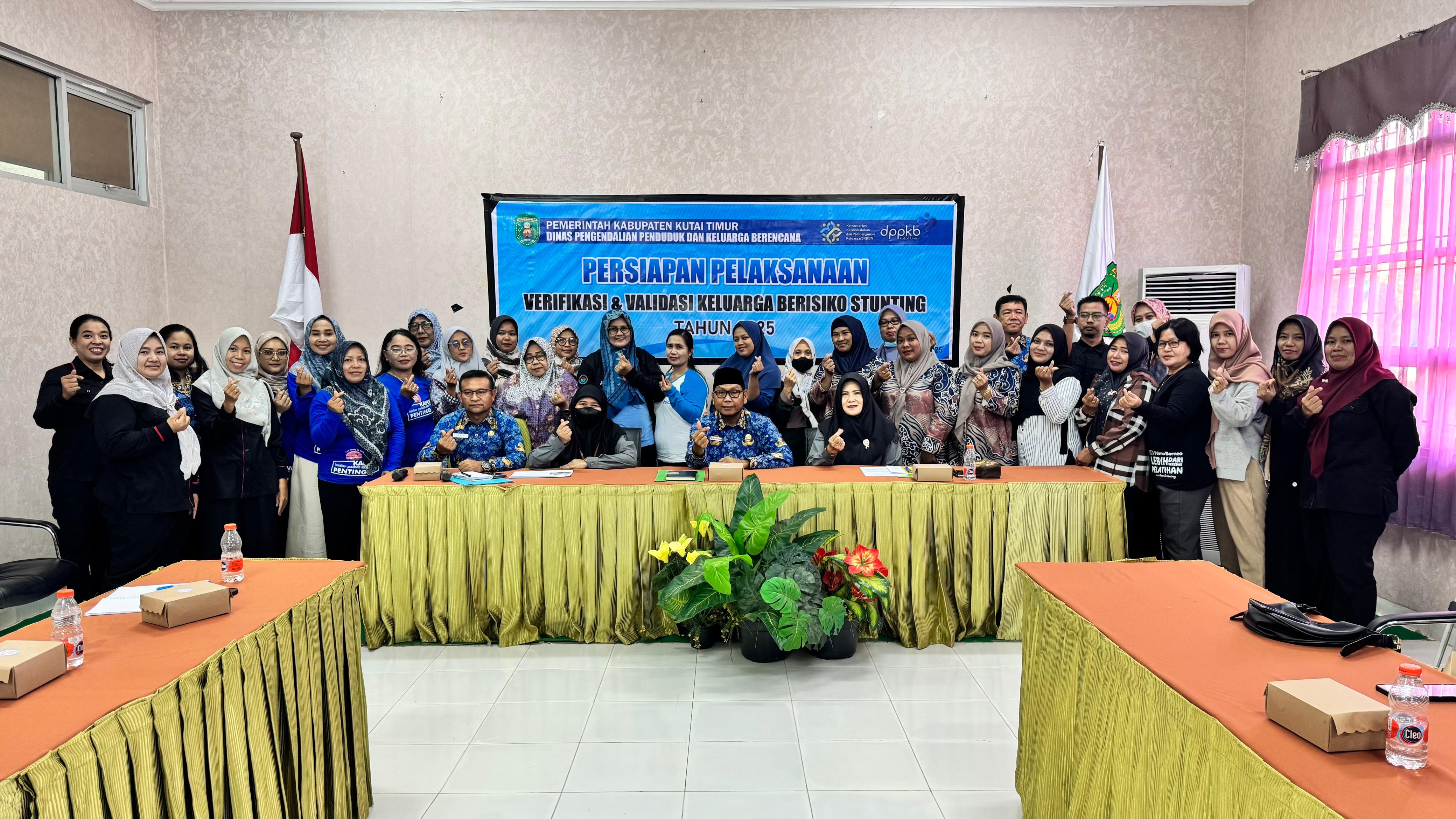 Geber Percepat Penurunan Angka Stunting, Pemkab Kutim Gelar Rapat Persiapan Pelaksanaan Verifikasi dan Validasi Data Verval KRS 2025
