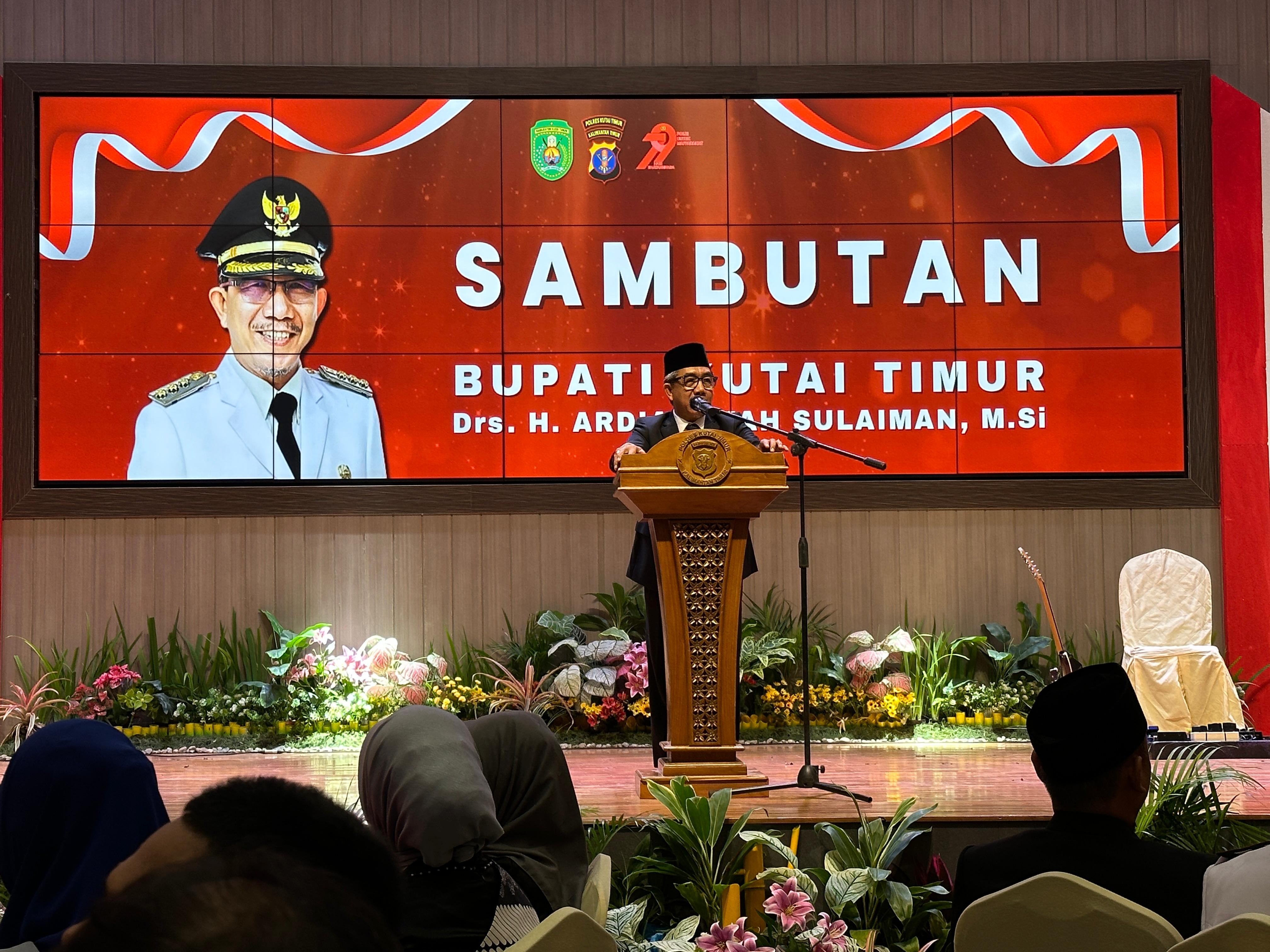 Syukuran Hari Bhayangkara ke 79 Berjalan Penuh Keakraban dan Kekeluargaan antar Lembaga di Kutim