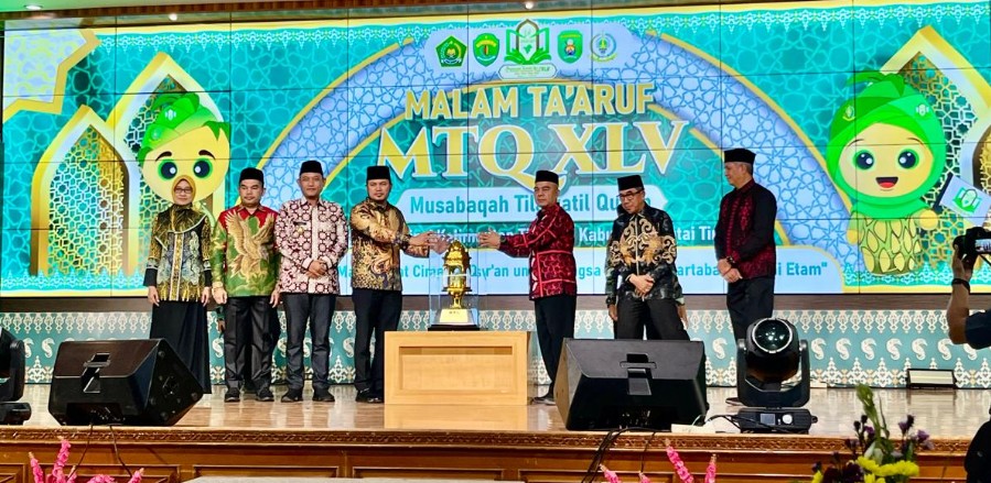 Malam Ta’aruf MTQ ke 45 Moment  untuk Pererat Silaturahmi dan Simbol Persatuan Seluruh Kafilah