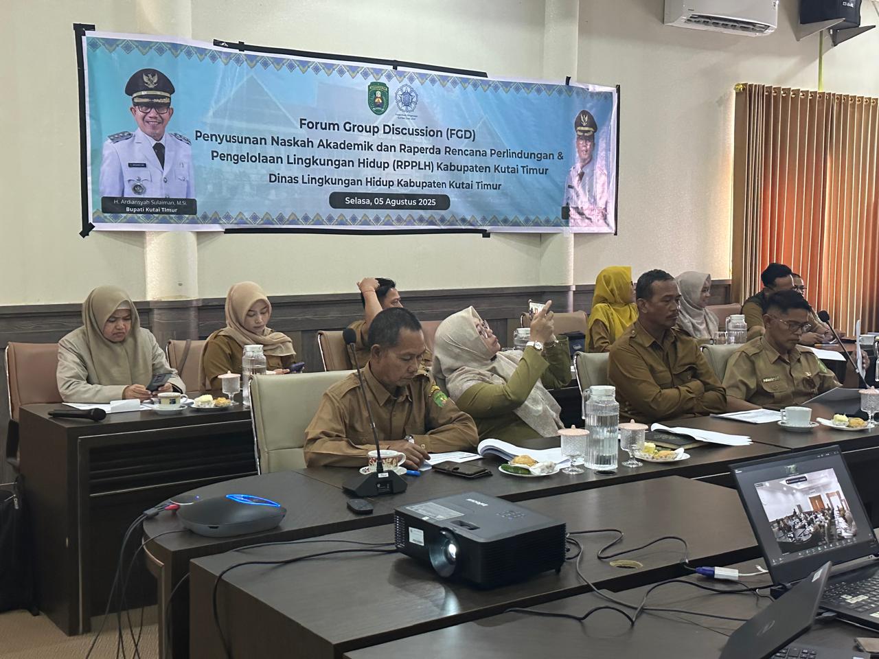 DLH Kutim Gelar FGD Penyusunan Nasmik dan Raperda RPPLH, agar Jadi Dokumen Rujukan PD