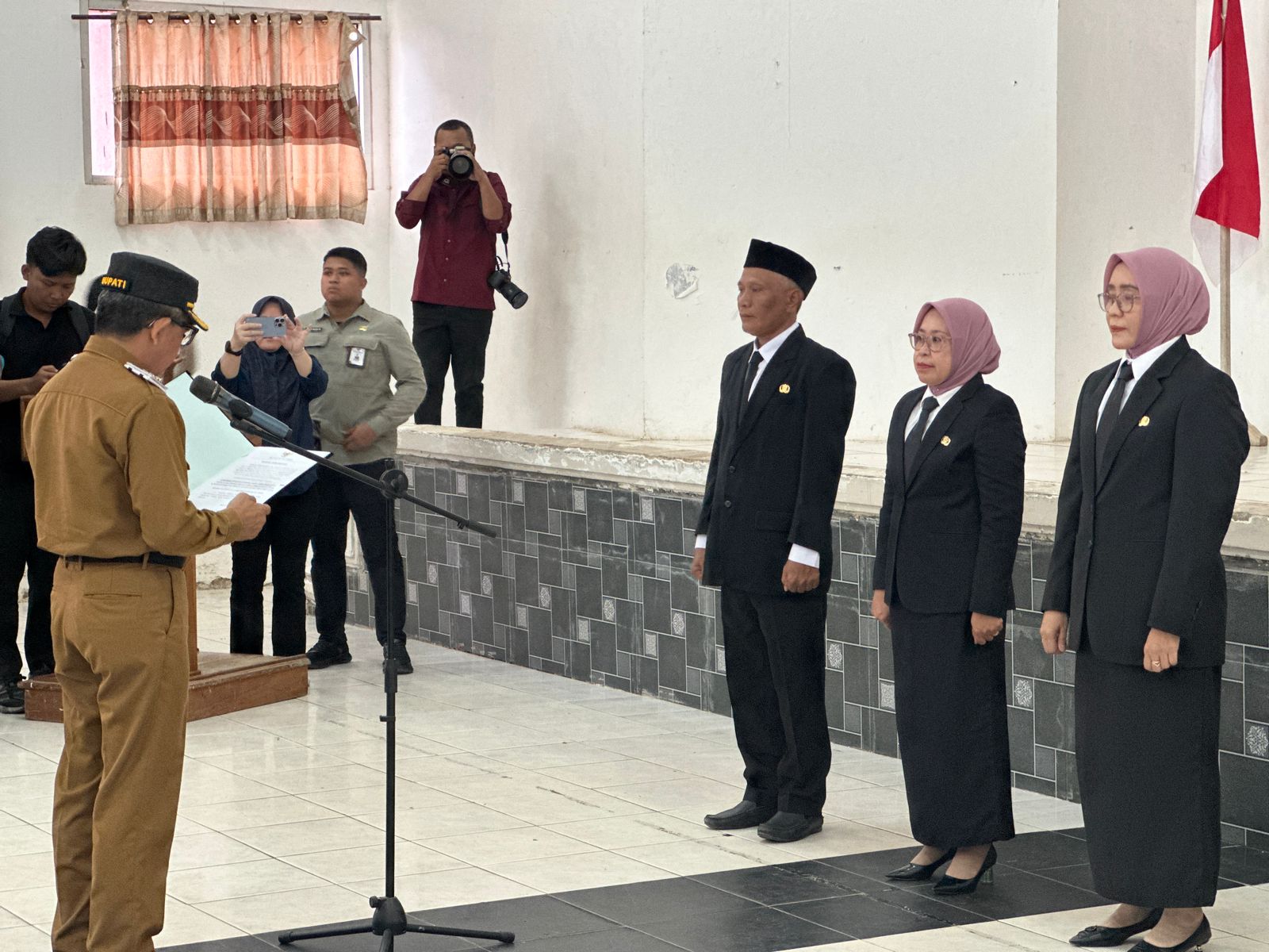 Lantik 3 Pj Kades Persiapan. Bupati Ardiasnyah, Segera Bekerja 