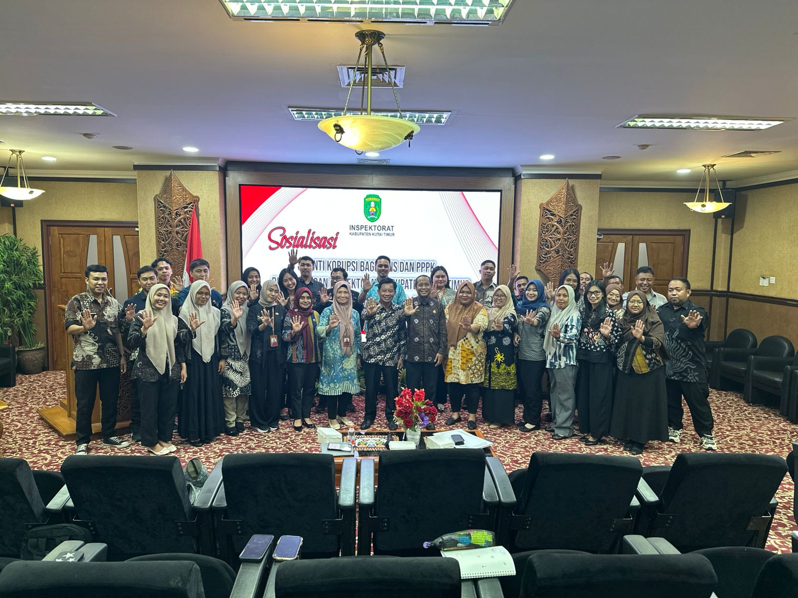 Tanamkan Budaya Kerja Anti Korupsi, Itwil Kutim Sosialisasi Anti Korupsi Bagi CPNS Dan P3K