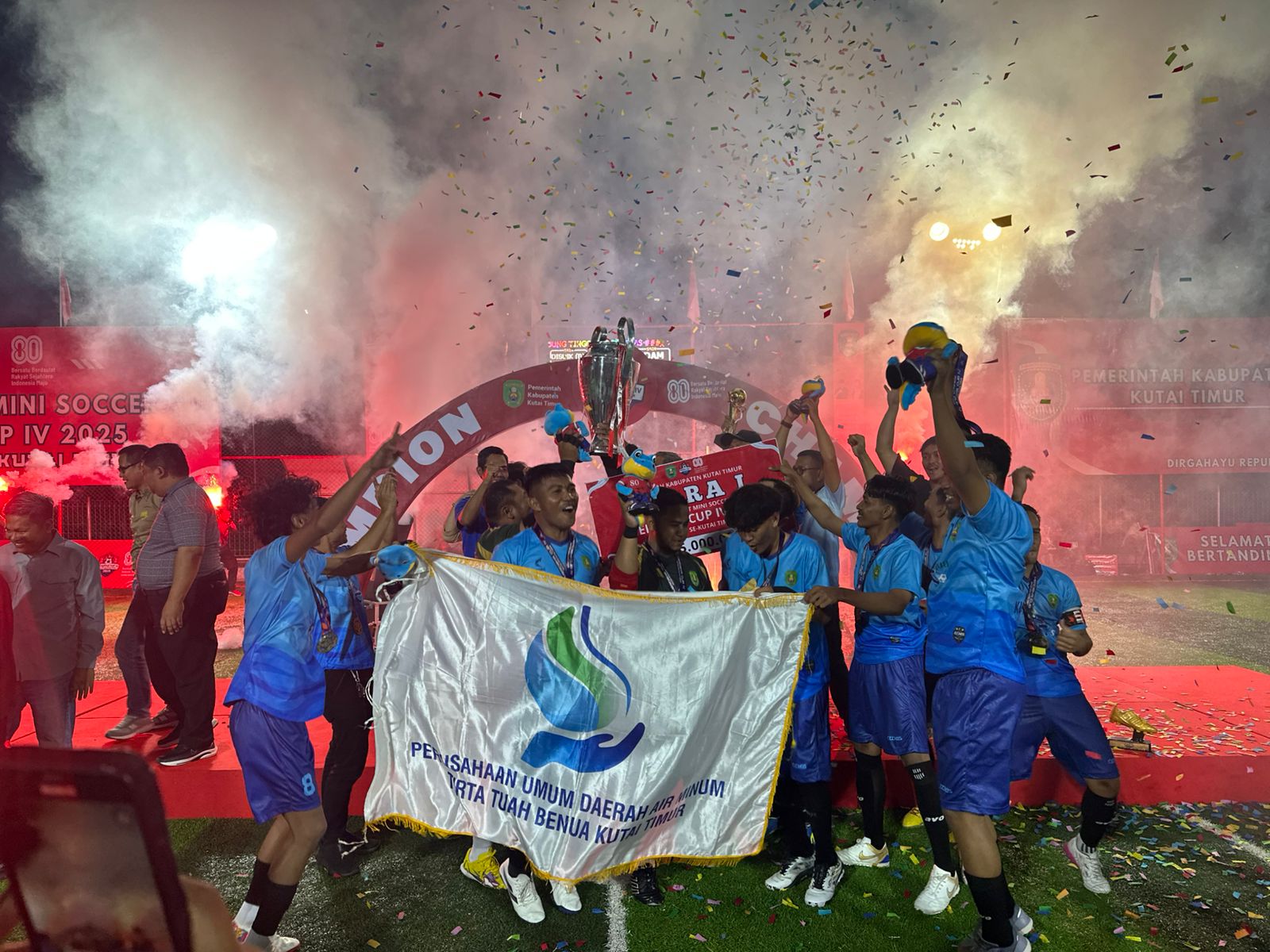Perumdam Tirta Tuah Benua Juara Merdeka Cup IV 2025