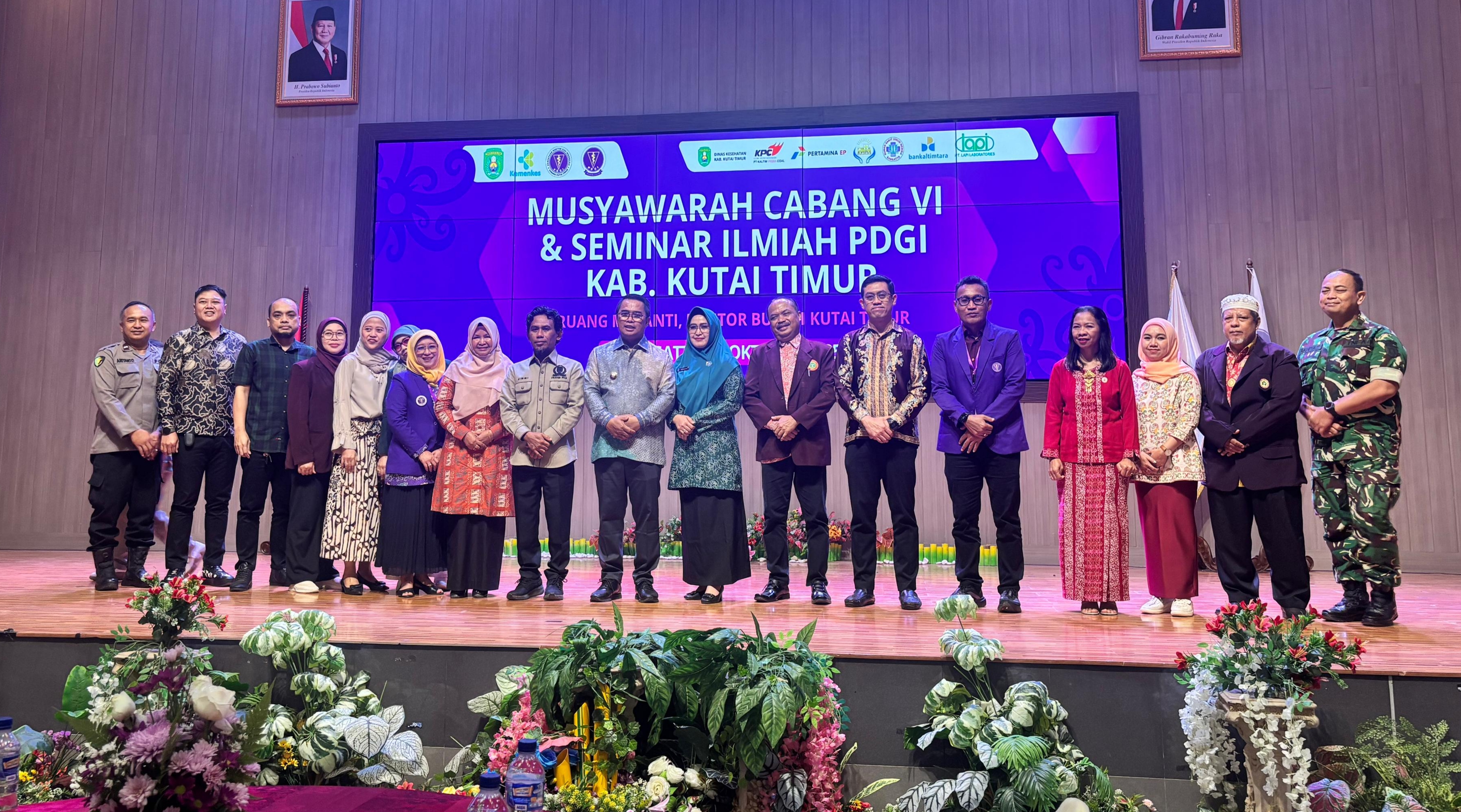 Wabup Mahyunadi Buka Muscab PDGI Kutim, Tekankan Pelayanan Gigi yang Profesional dan Merata