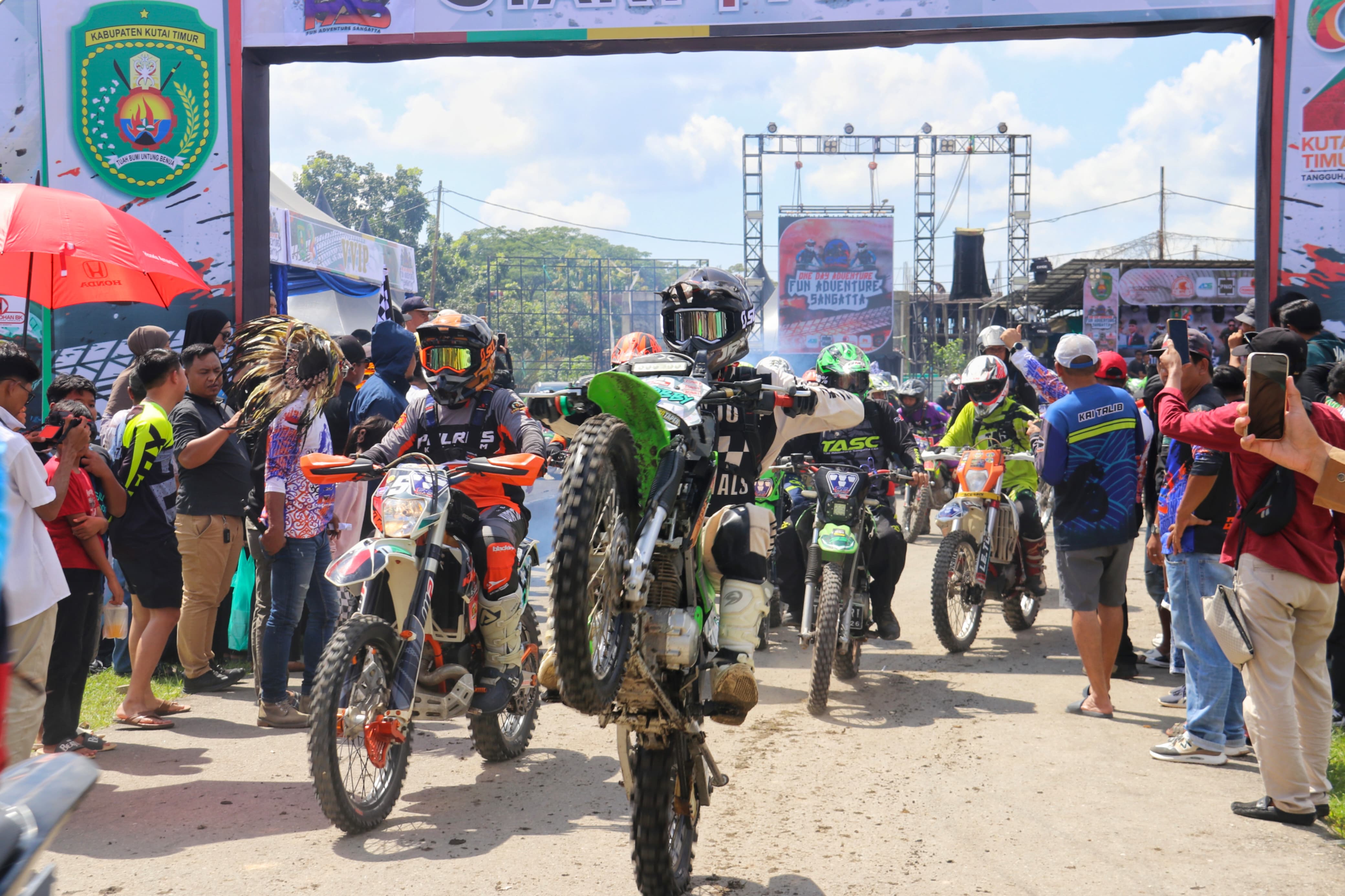 1.200 Raiders Ramaikan Fun Adventure Sangatta  Bupati Ardiansyah : Ajang Promosi Potensi Kutim