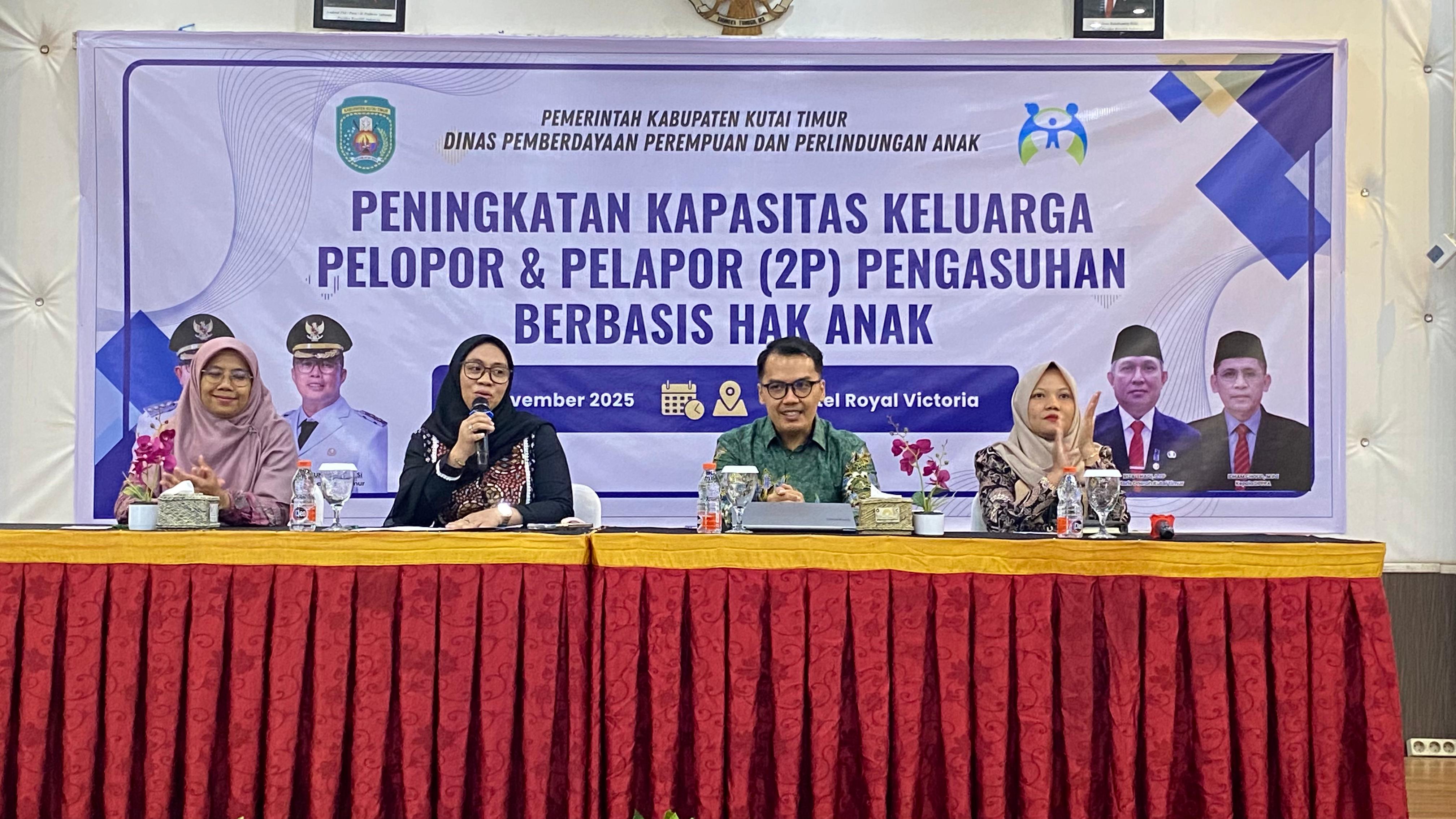 Dorong Terbentuknya Keluarga Pelopor dan Pelapor, DPPPA Kutim Gelar Peningkatan Kapasitas 