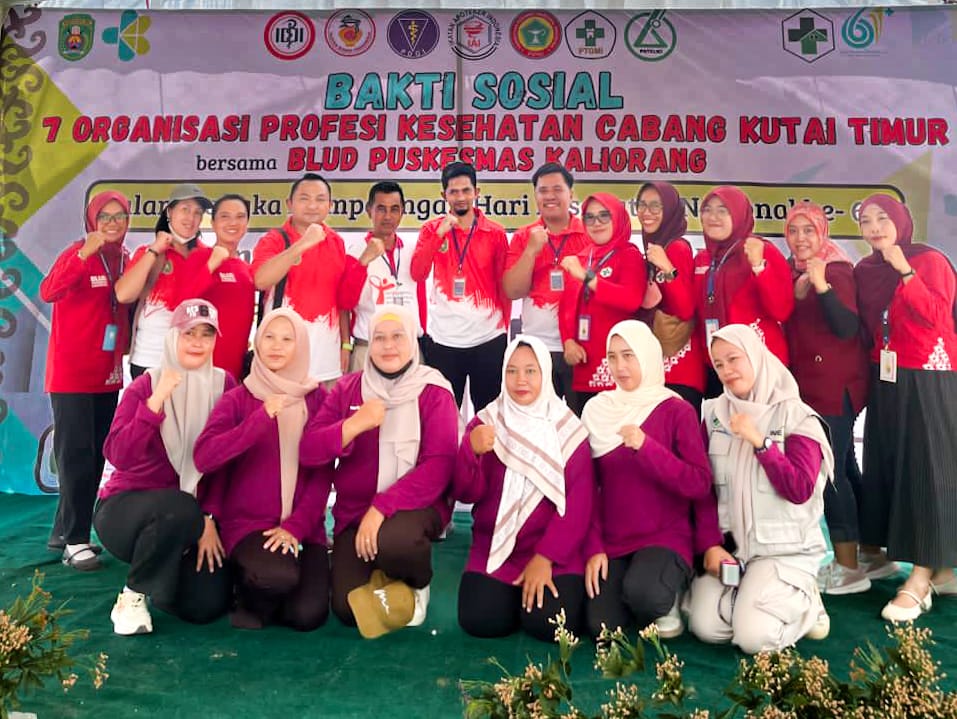 7 Organisasi Profesi Kesehatan di Kutim, Sukses Gelar Bakti Sosial Layani Ratusan Warga di Kaliorang