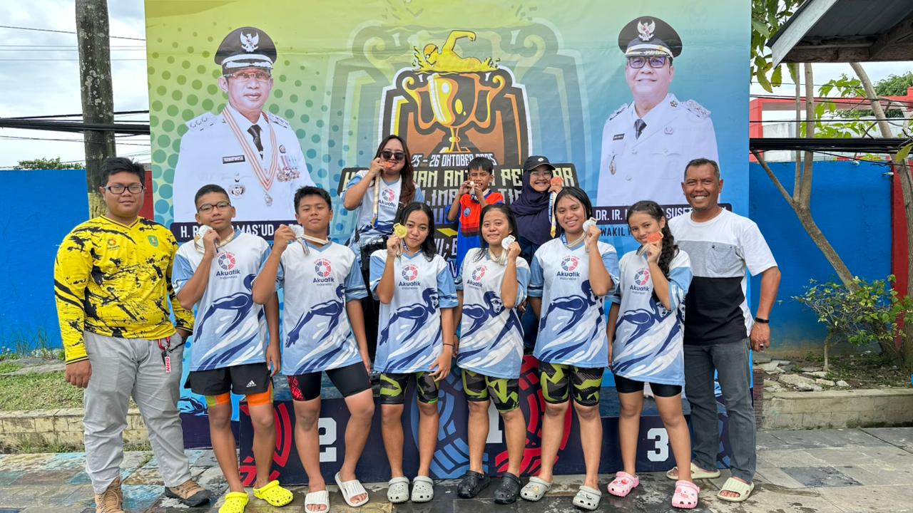 Perenang Muda Kutim Sabet 20 Medali di Kejuaraan Akuatik Antar Pelajar Se.Kaltim 