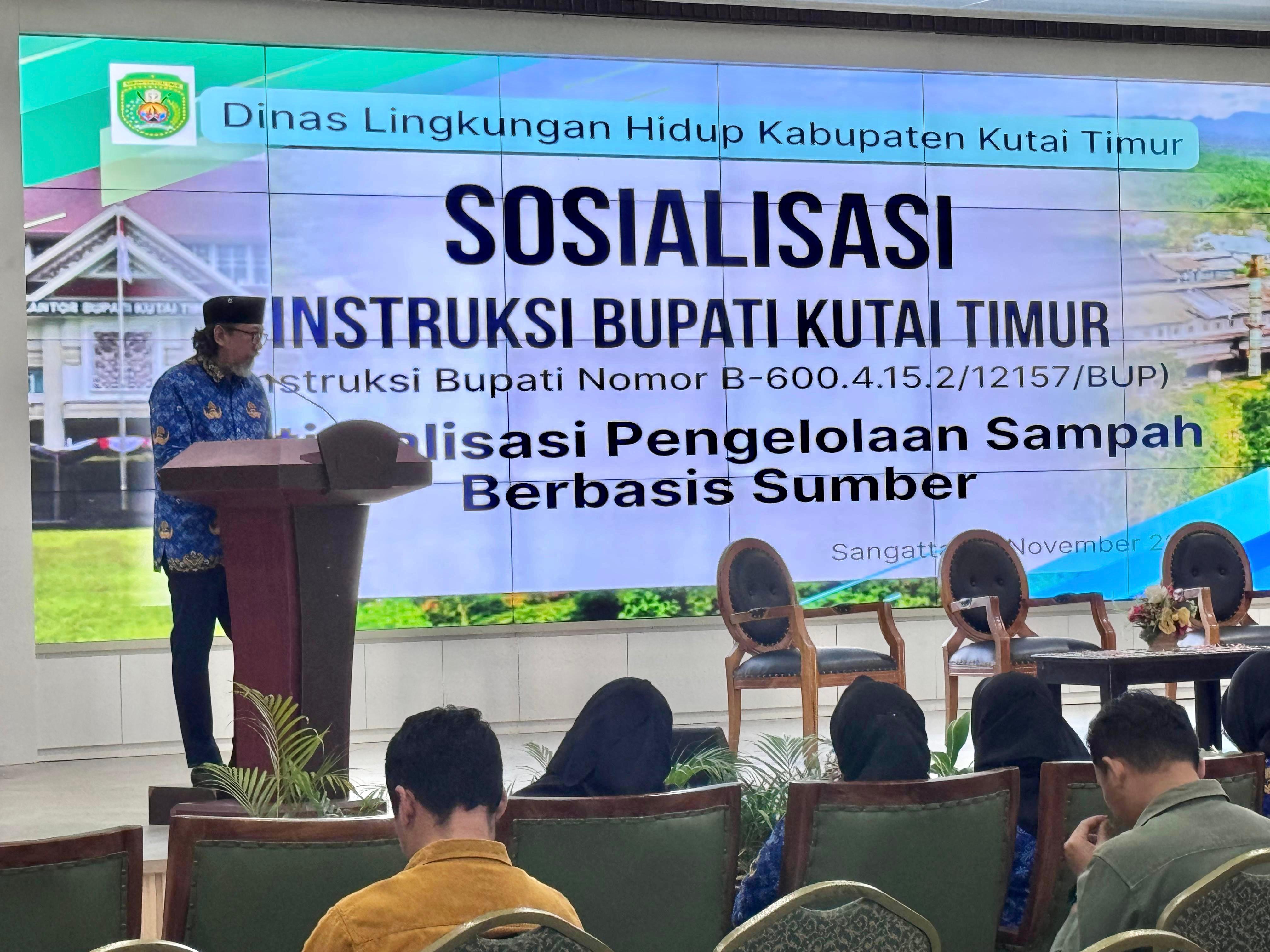 Gaya Hidup Sadar Sampah Digenjot, DLH Kutim Gelar Sosialisasi Pengelolaan Berbasis Sumber