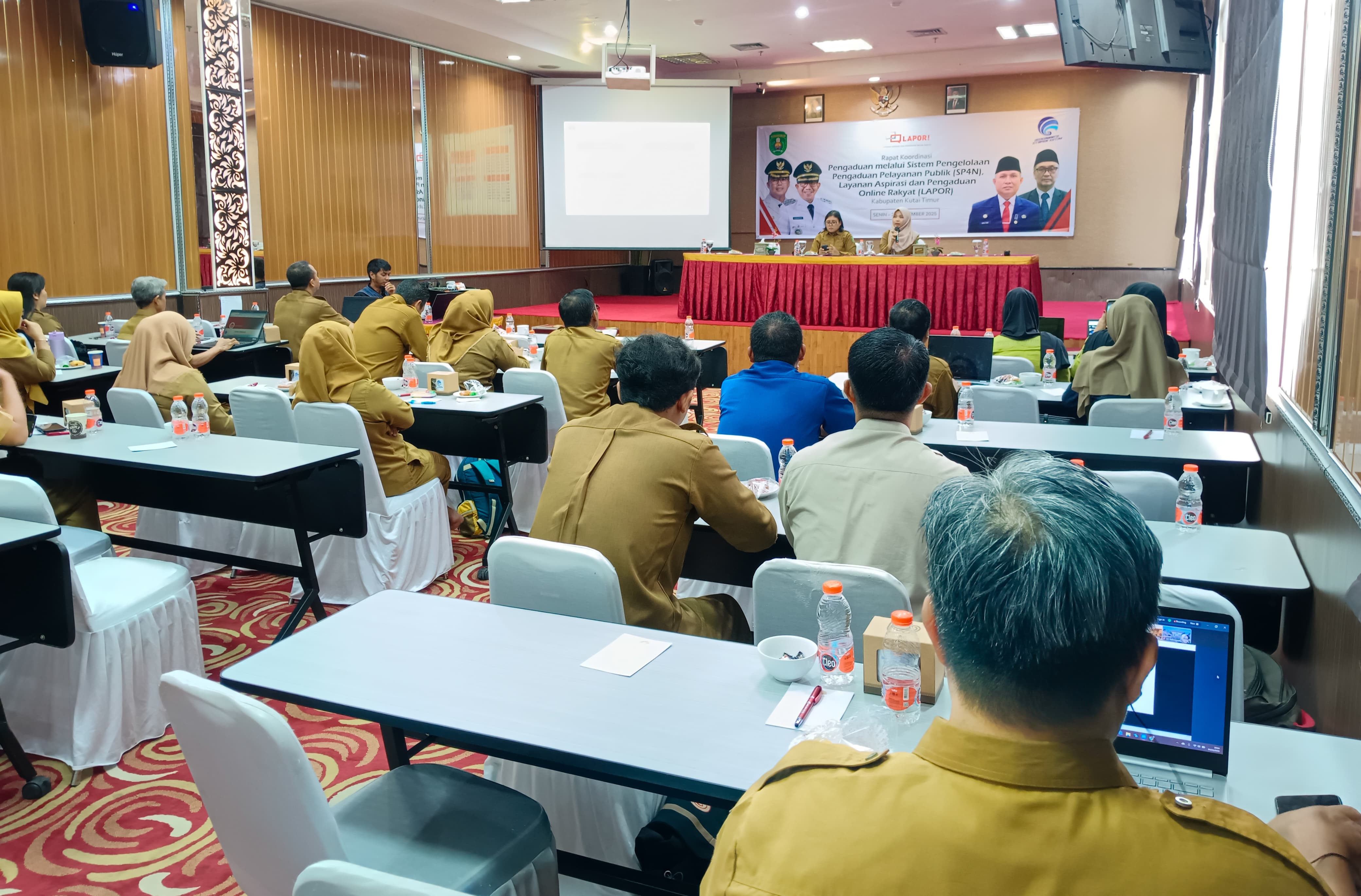 Menuju Pemerintahan Transparan, Kutim Bahas Integrasi Pengaduan Publik dalam Rakor SP4N-LAPOR