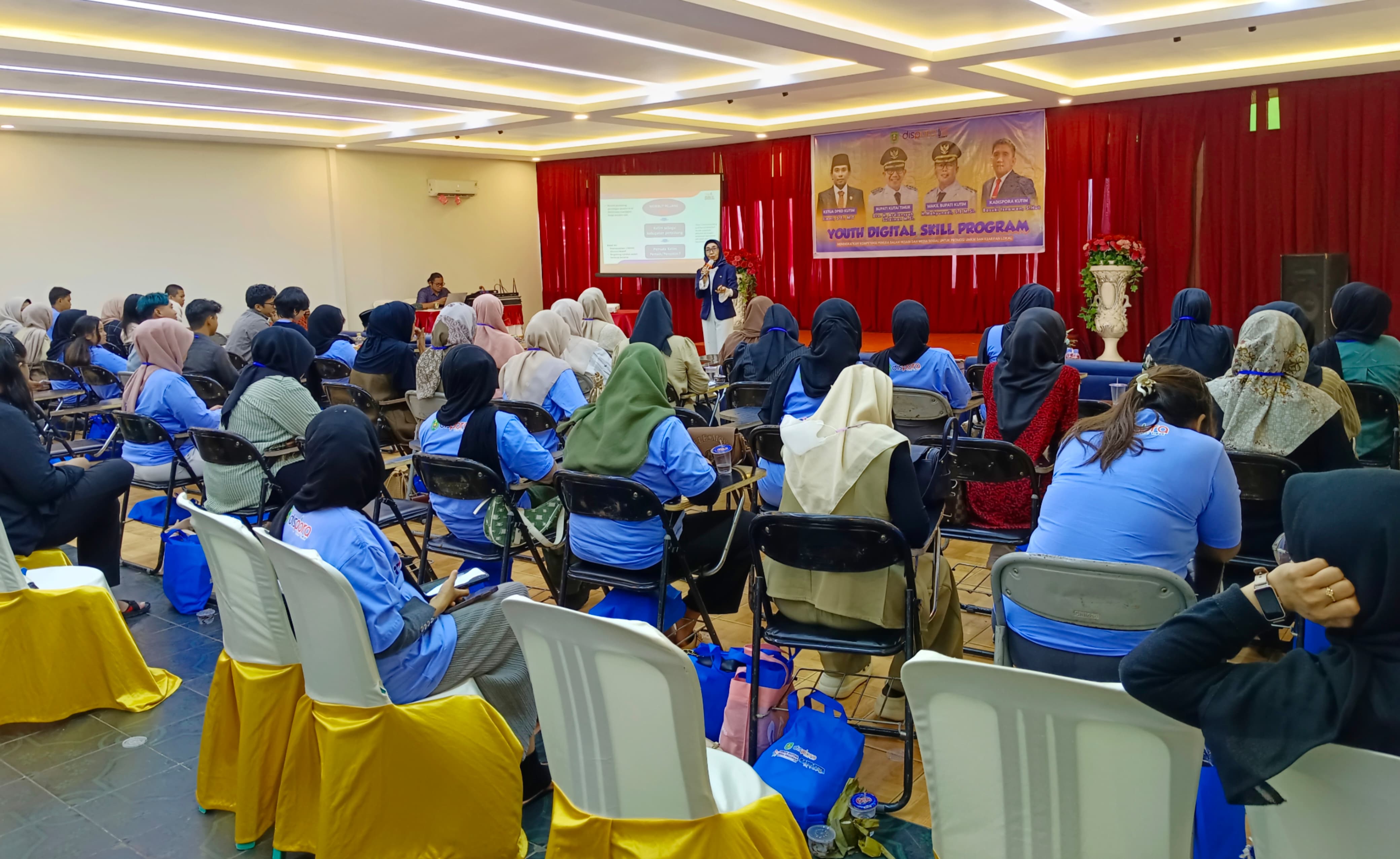 Dispora Kutim Dorong Pemuda Berdaya Saing Lewat Bimtek Youth Digital Skill 2025