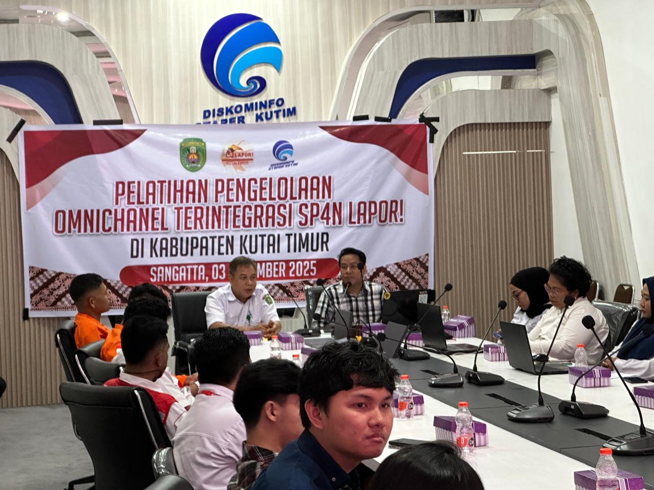 Tingkatkan Kualitas Pelayanan Publik, Diskominfo Staper Kutim Gelar Pelatihan Pengelolaan Omnichannel Terintegrasi SP4N-LAPOR!