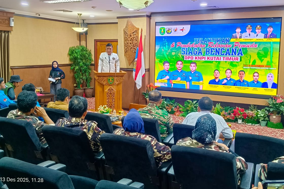 Relawan Pemuda Siaga Bencana KNPI Kutim Siap Perkuat Mitigasi Bencana