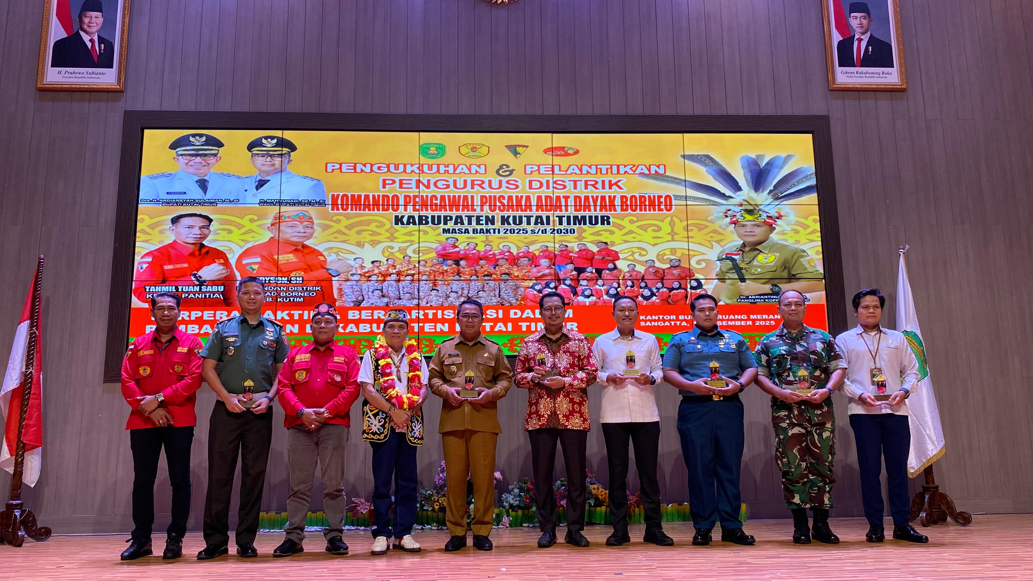 KOPPAD Borneo Kutim Resmi Dilantik, Wabub Mahyunadi: Harus Jadi Mitra Pemerintah Jaga Budaya dan Persatuan